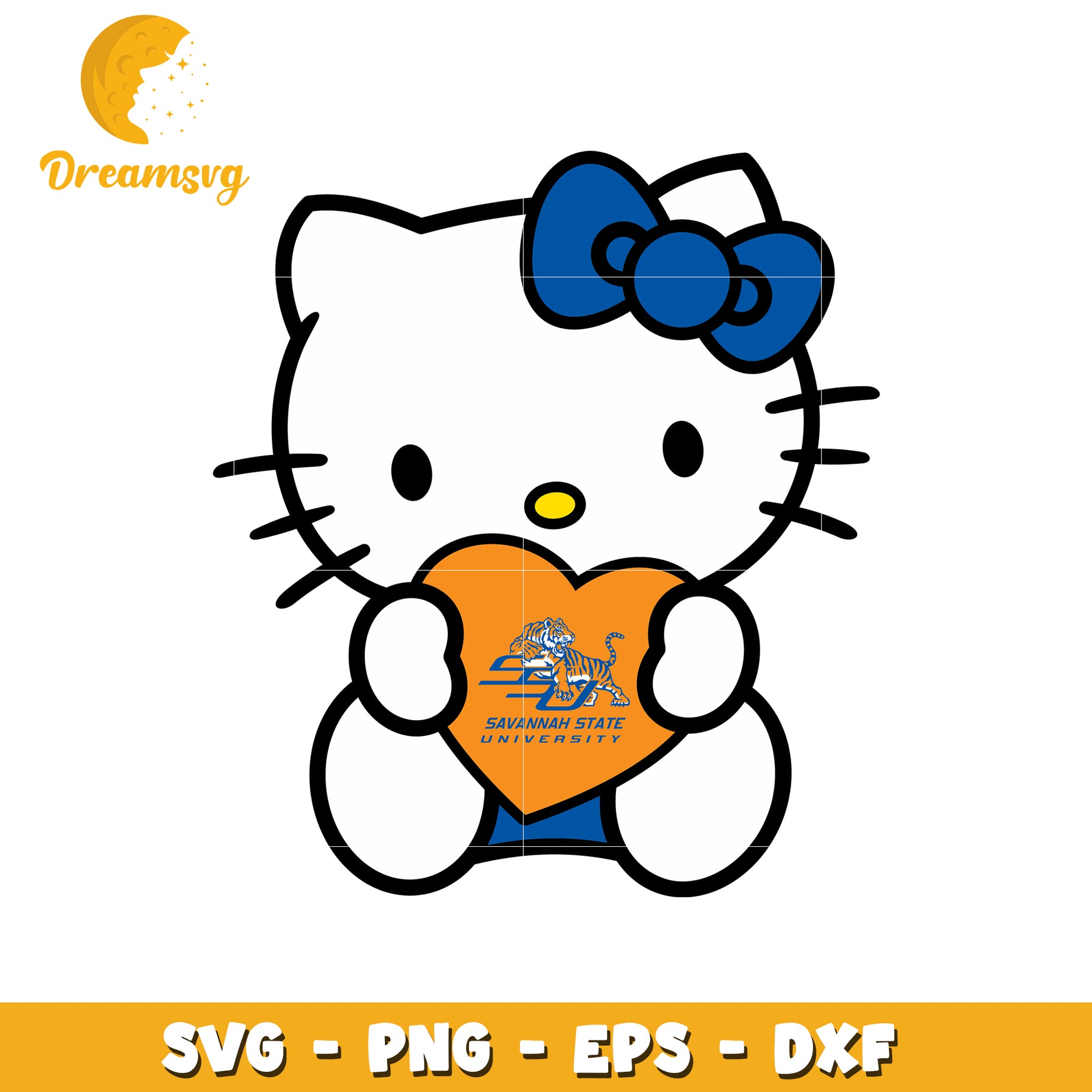 Hello Kitty Savannah State University SVG Design 