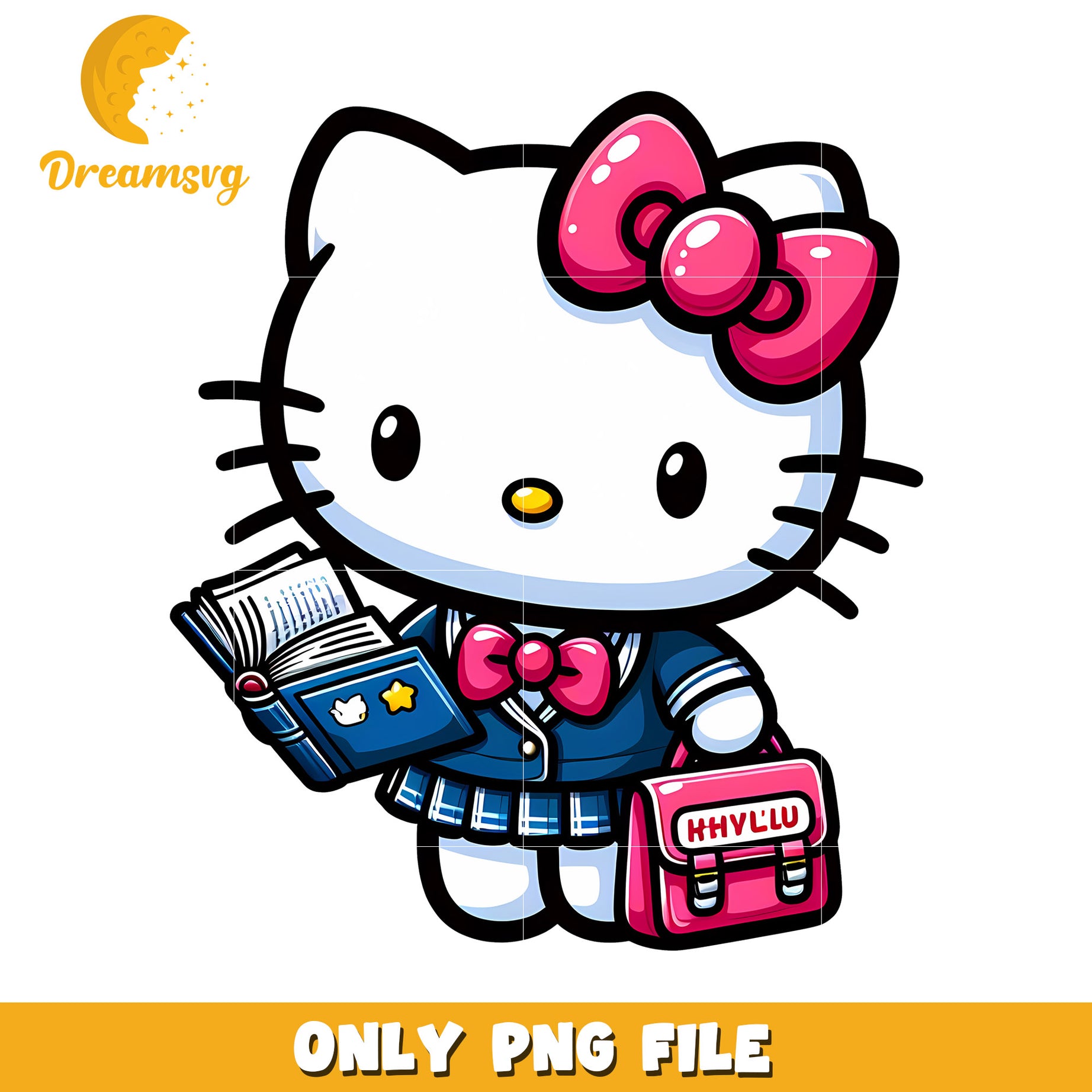 Hello Kitty Schoolgirl PNG Download