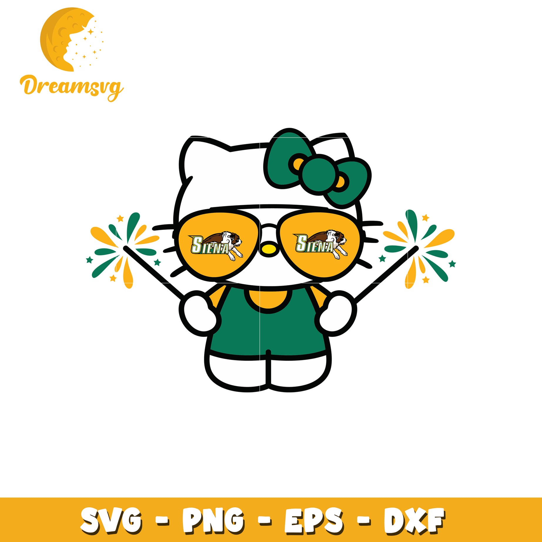 Hello Kitty Siena College SVG