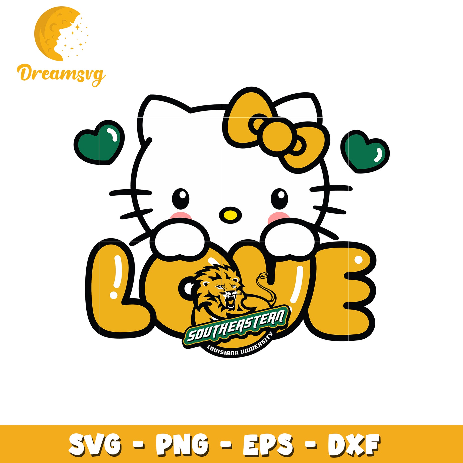 Hello Kitty Southeastern Love SVG