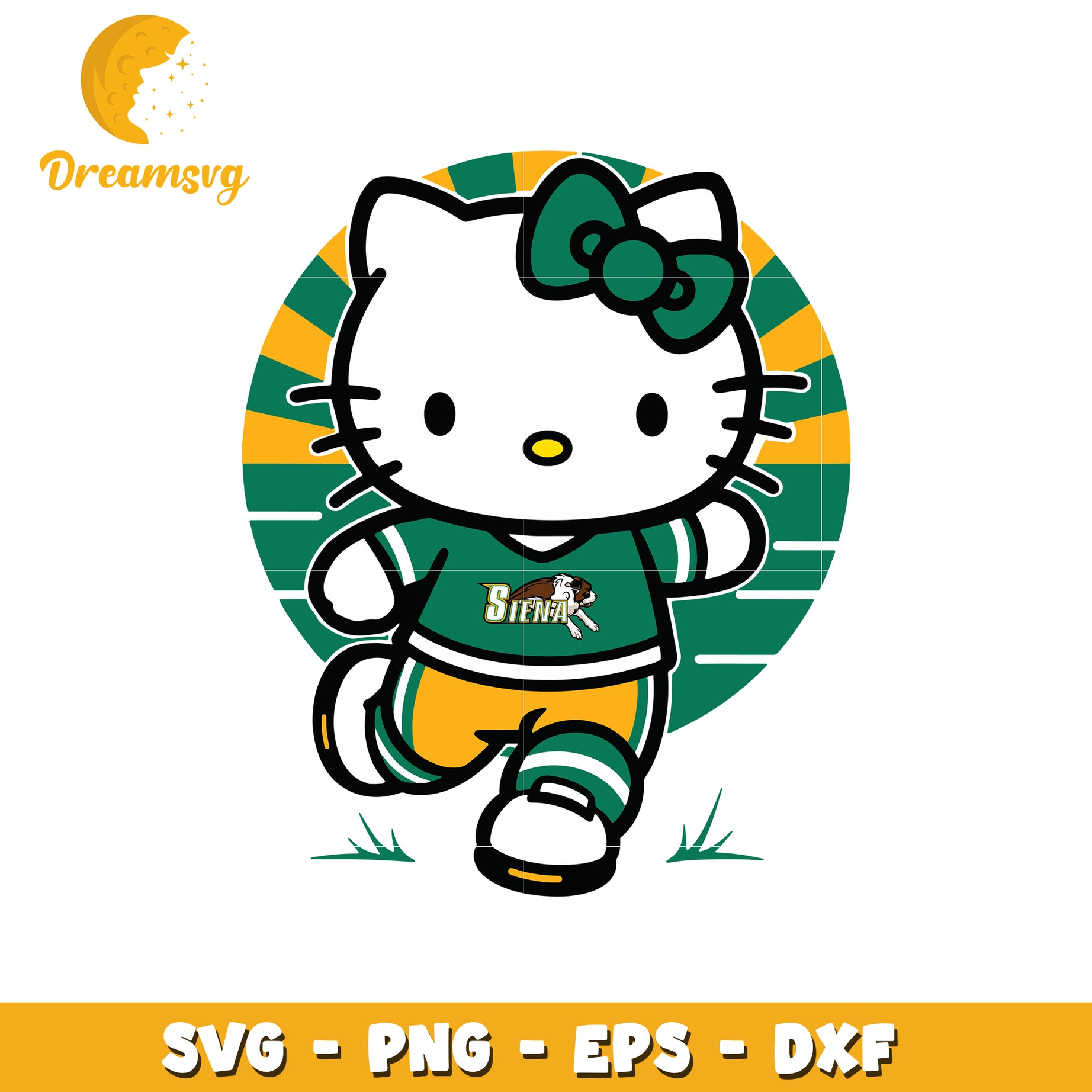 Hello Kitty Sports SVG Design for Crafting Fun