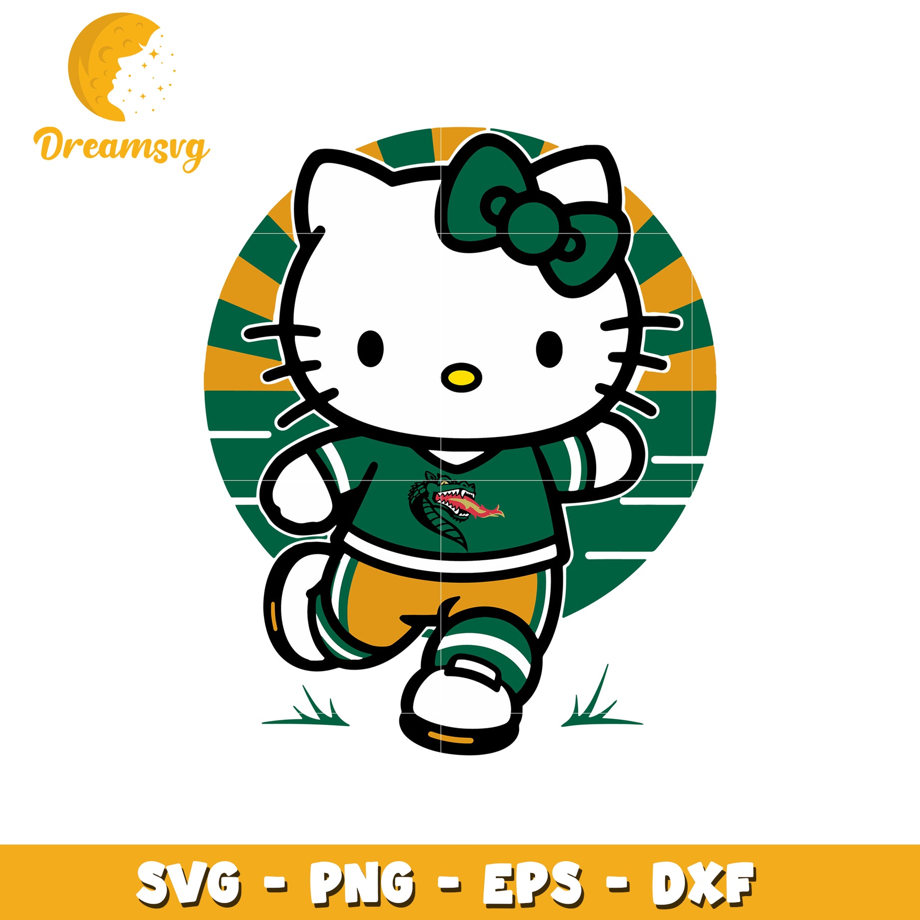 Hello Kitty Sports SVG Design for Fans and Decor