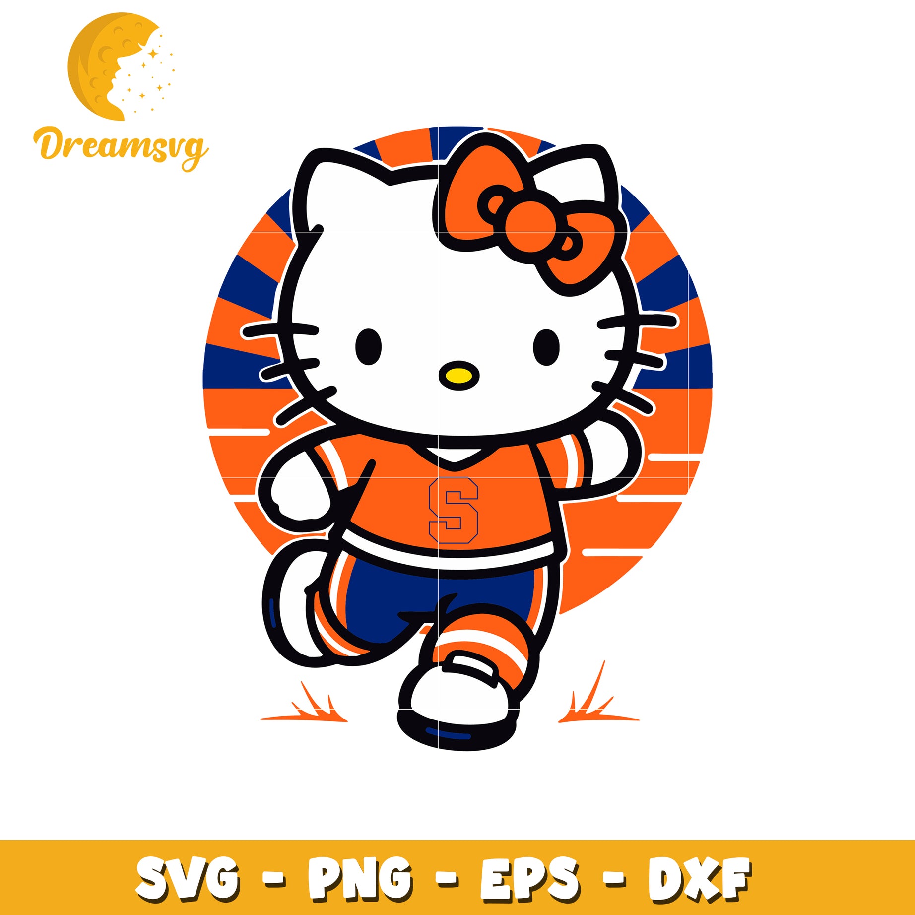 Hello Kitty Sports SVG Design for Fun Projects