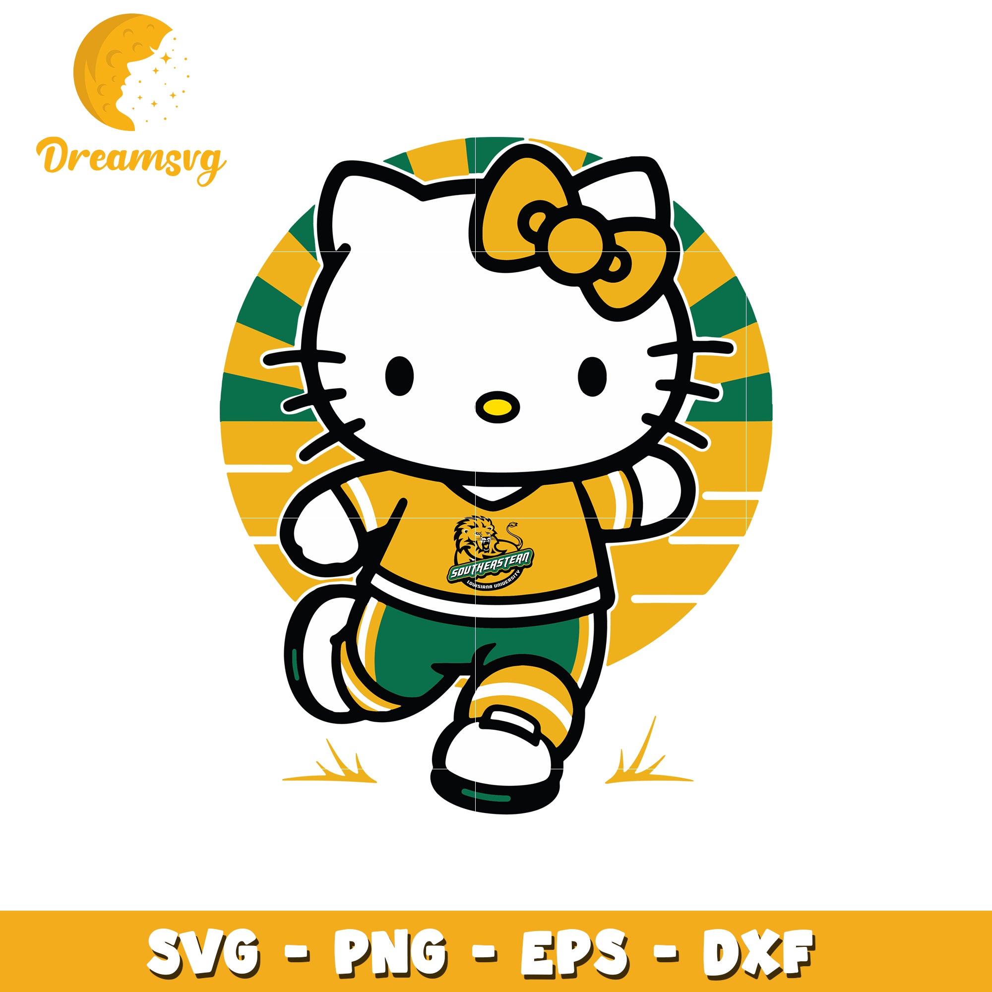 Hello Kitty Sports Team SVG Design for Fans