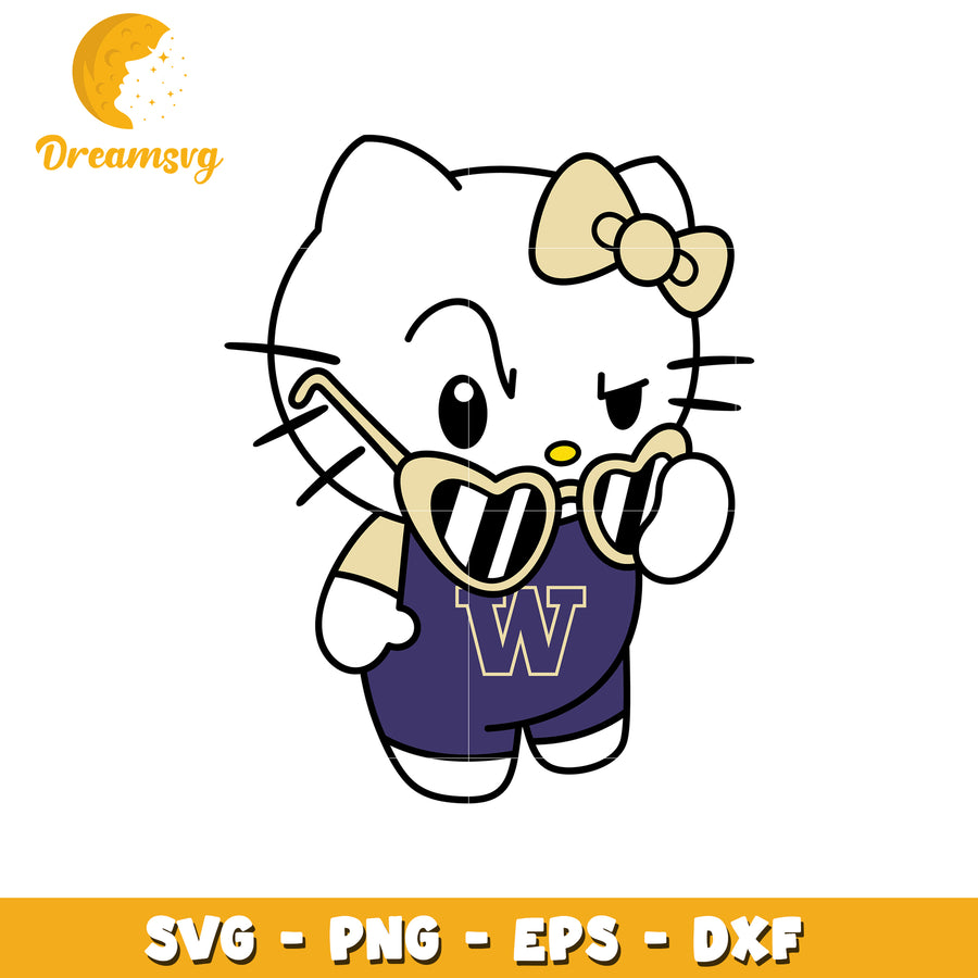 Hello Kitty Sporty SVG Design for Creative Projects