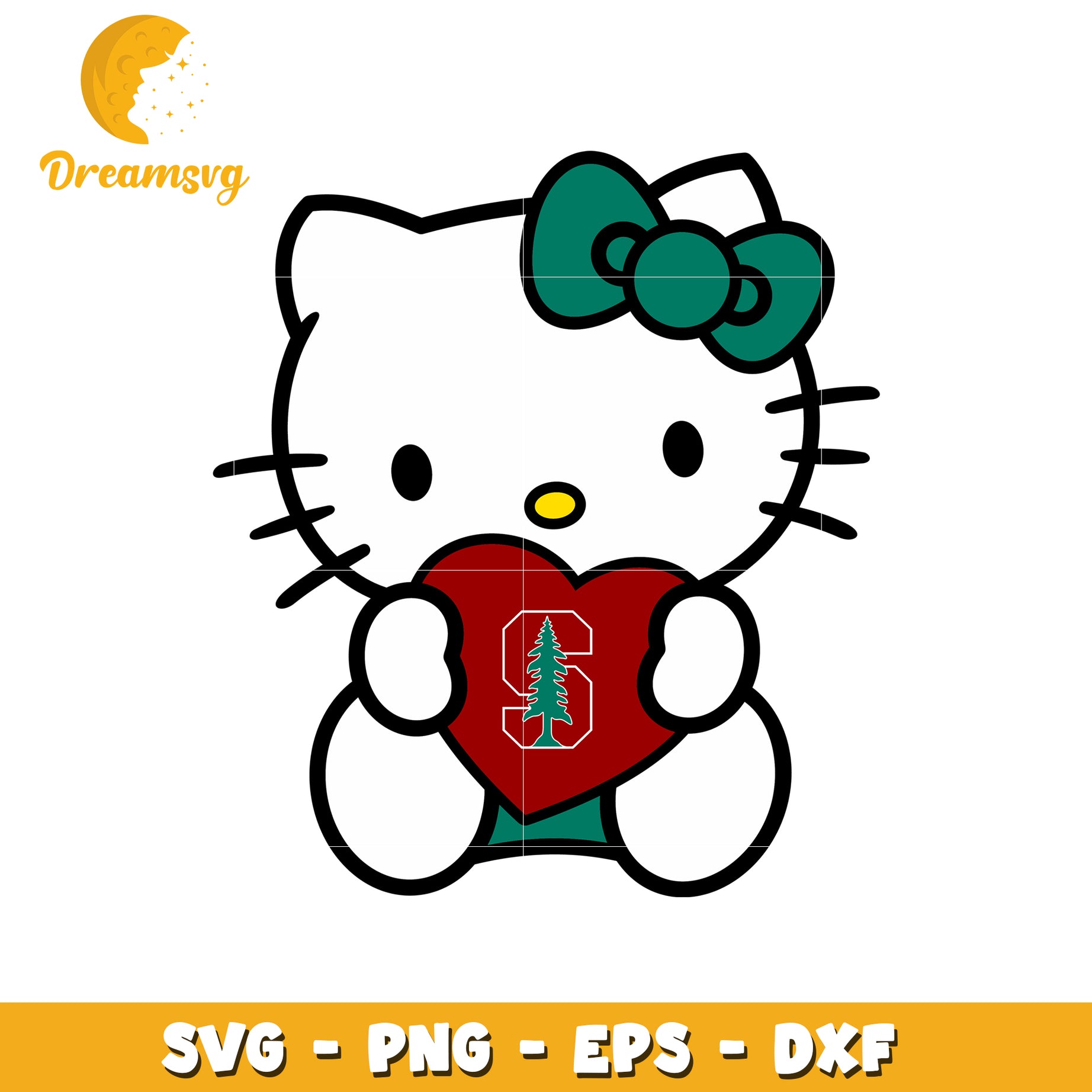 Hello Kitty Stanford SVG Design
