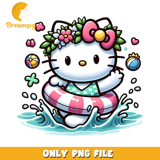 Hello Kitty Summer PNG Download