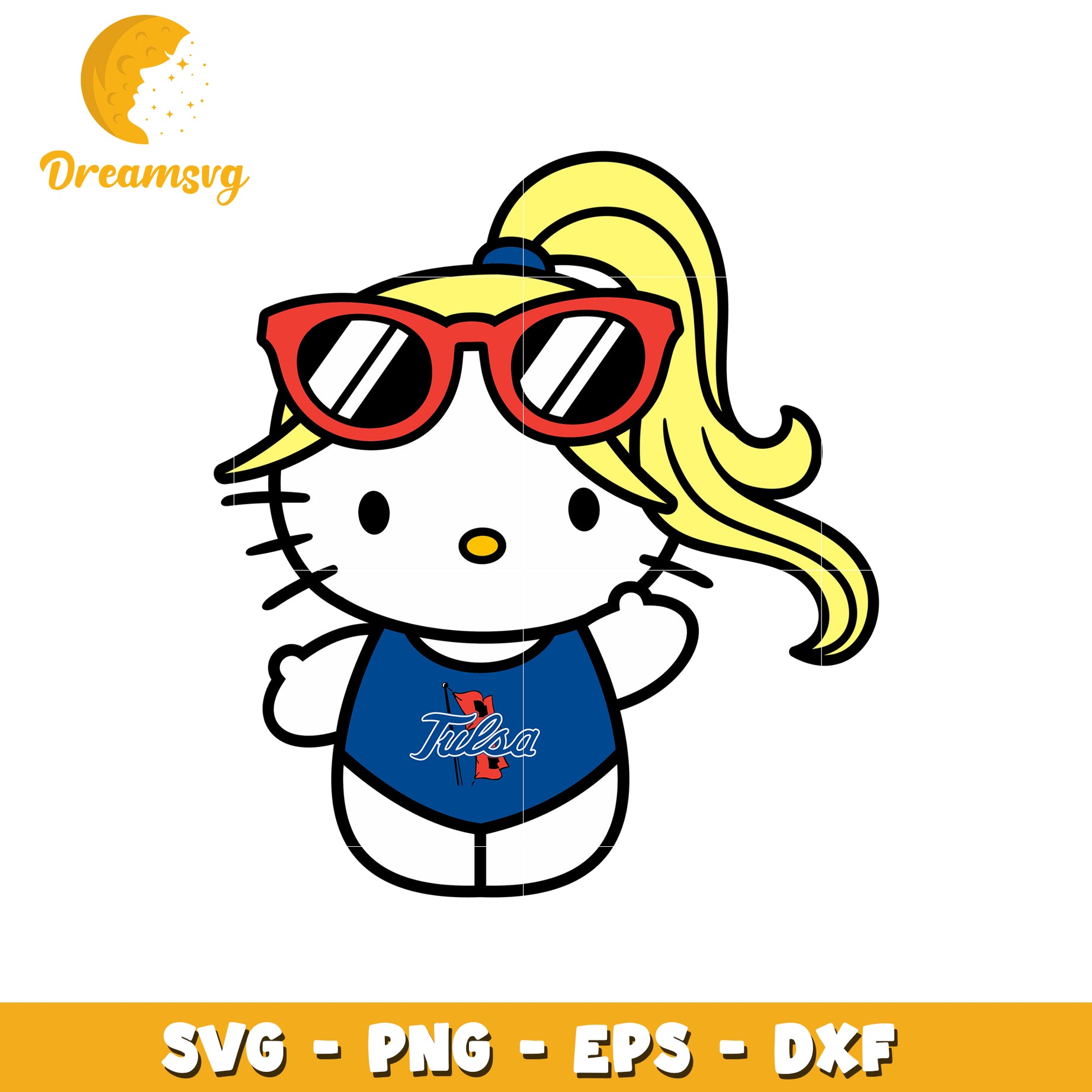 Hello Kitty Summer SVG Design for Fans and Crafters