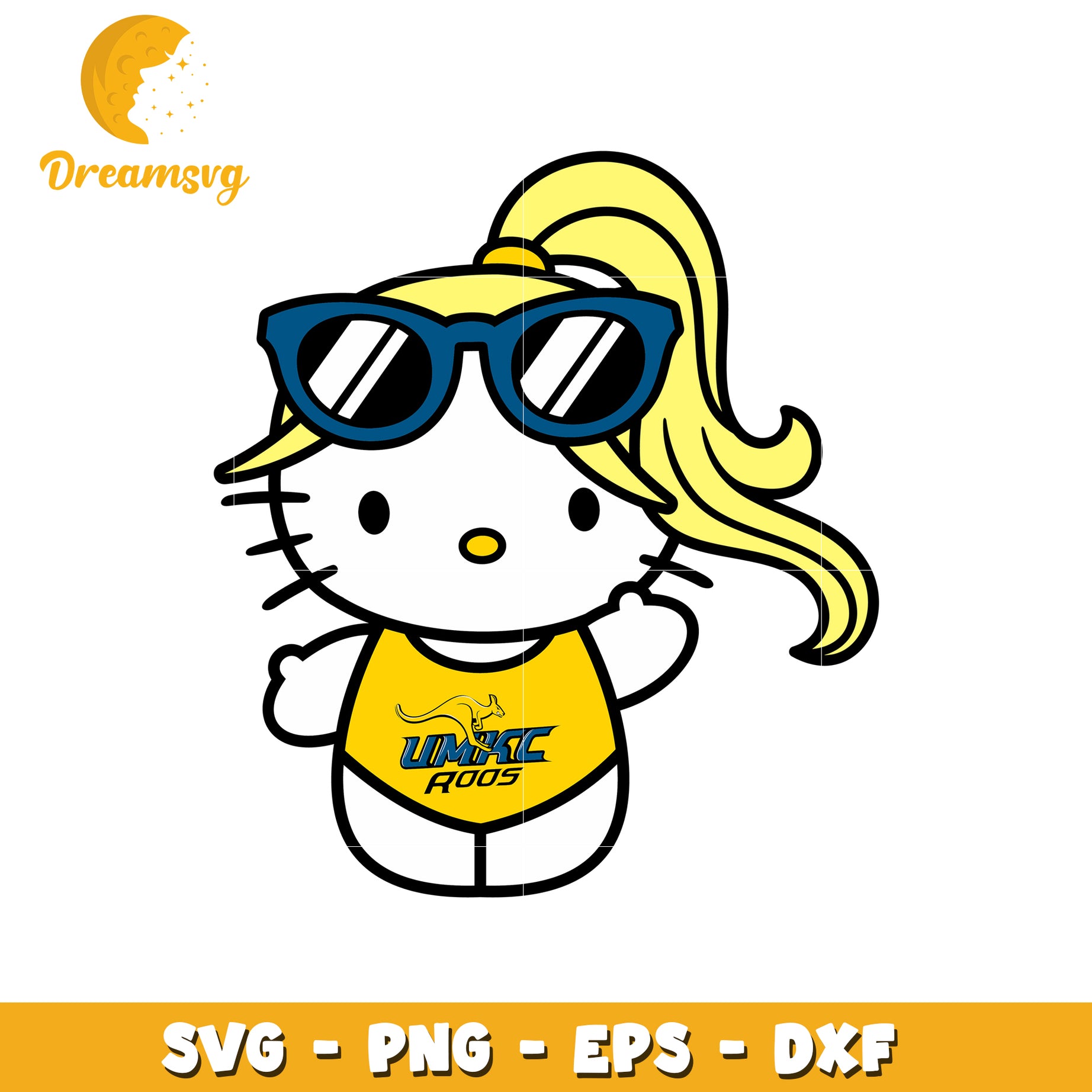 Hello Kitty Summer SVG Design for Trendy Fans