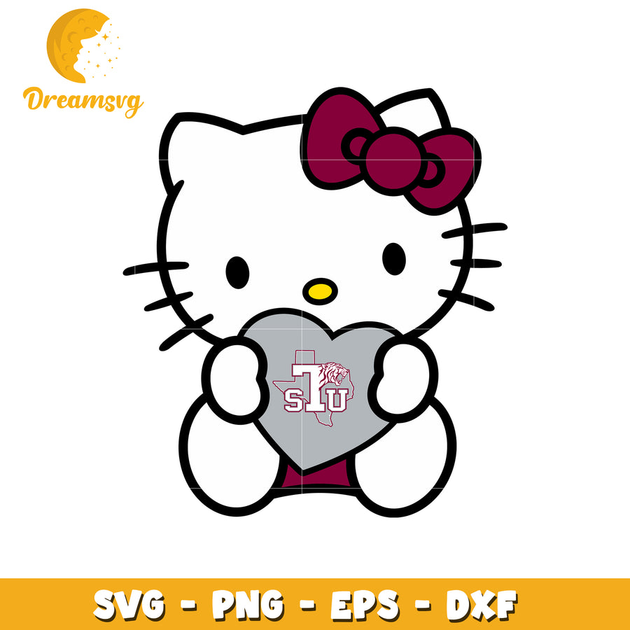 Hello Kitty Texas A&M SVG