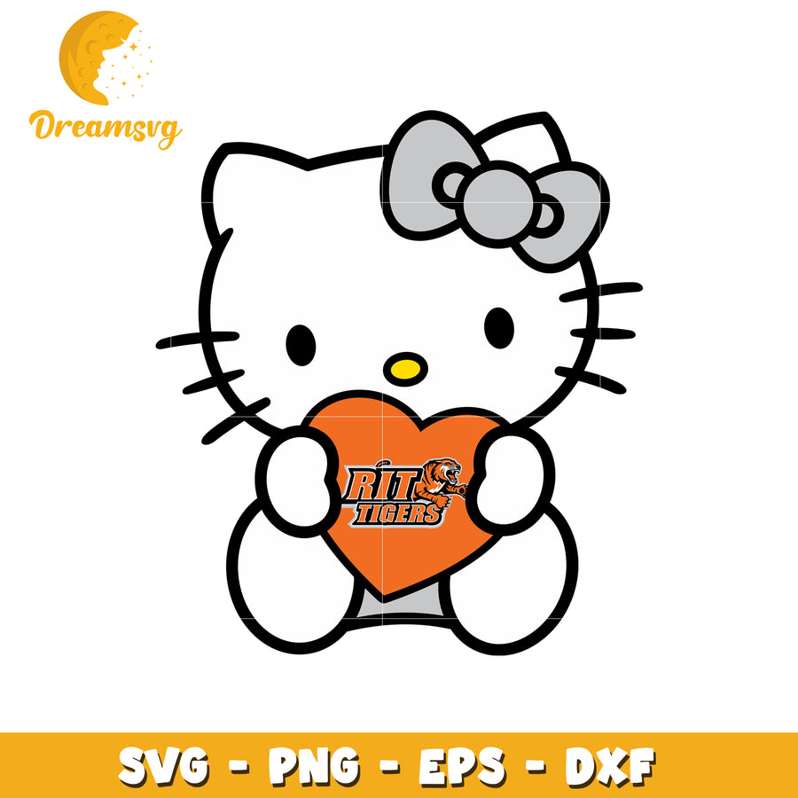 Hello Kitty Tigers SVG Design for Fans and Crafts