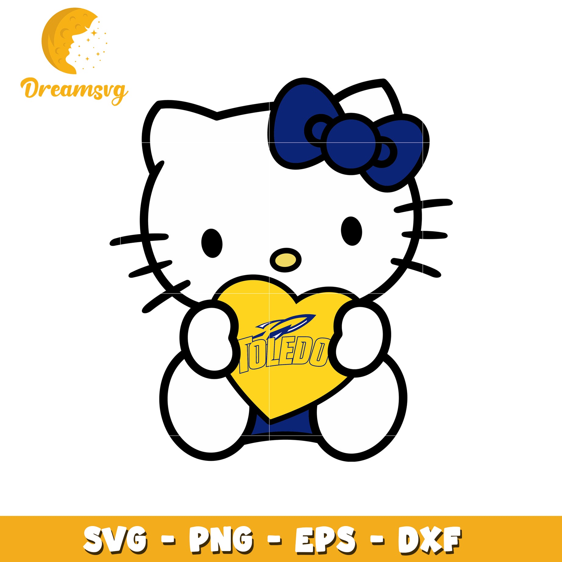 Hello Kitty Toledo SVG Design for Crafts and Decor