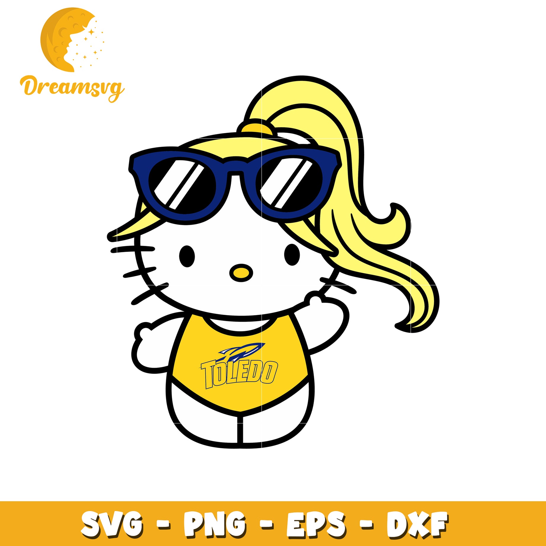 Hello Kitty Toledo SVG Design for Summer Fun