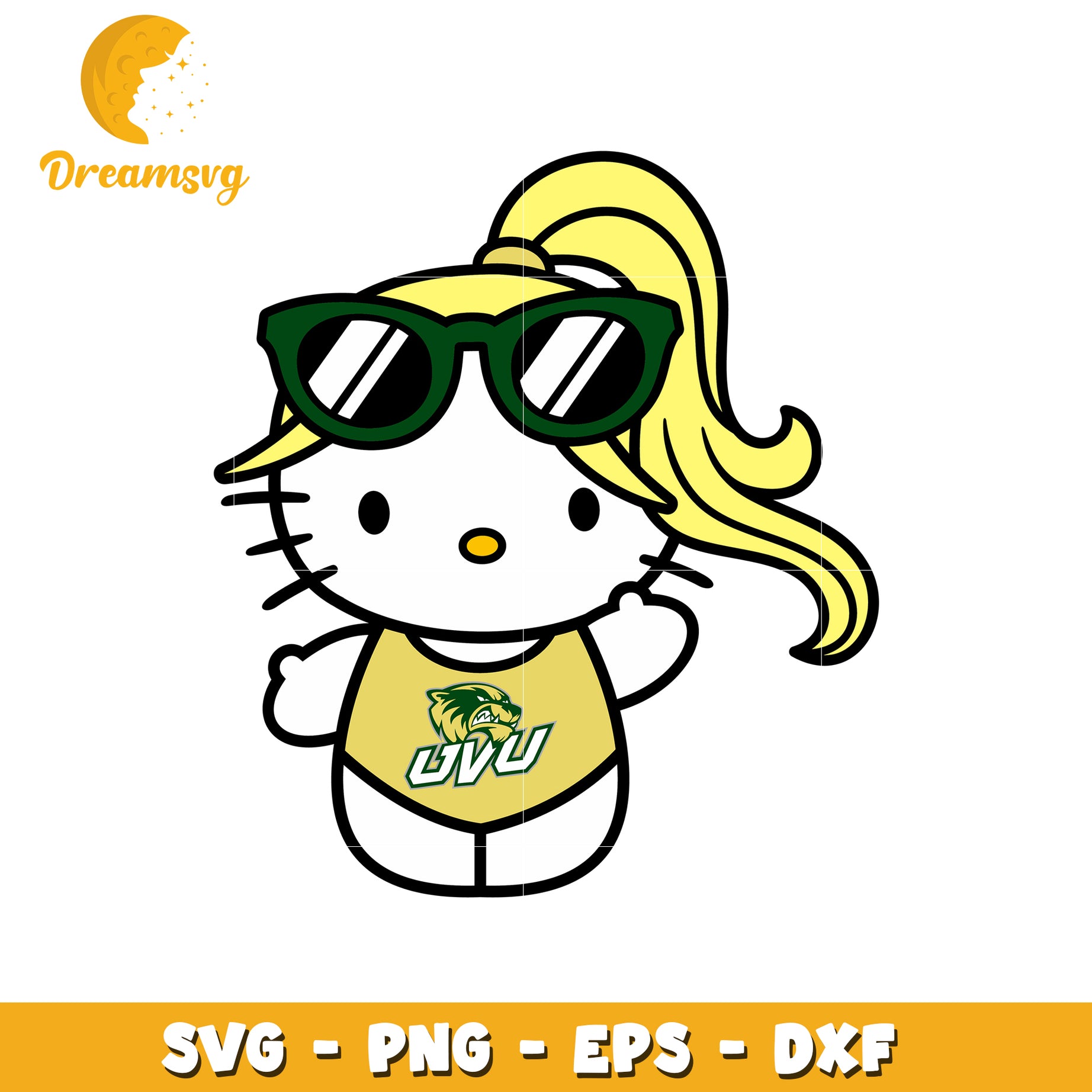 Hello Kitty UVU SVG Design for Summer Fun