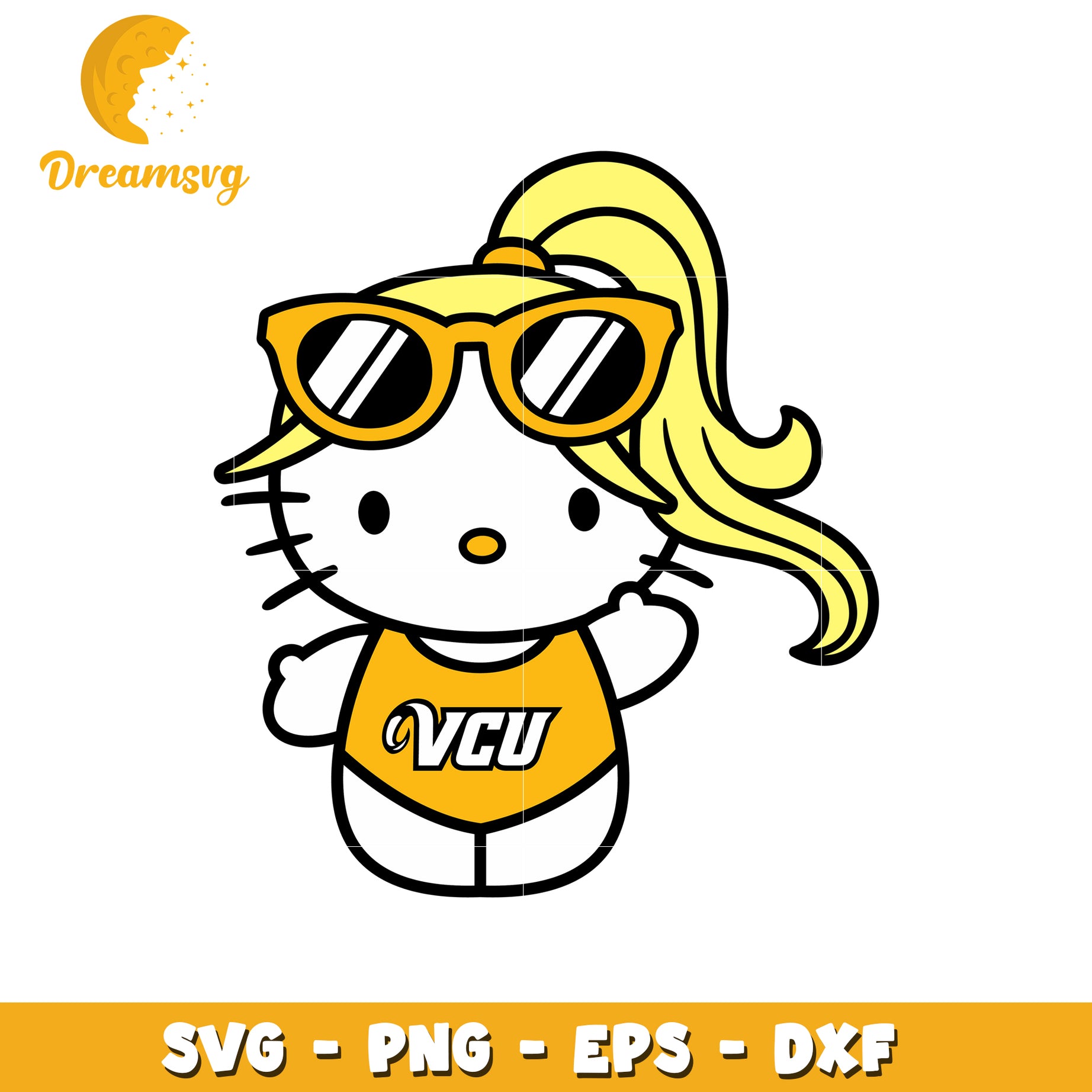 Hello Kitty VCU SVG Design Summer Fun Graphic
