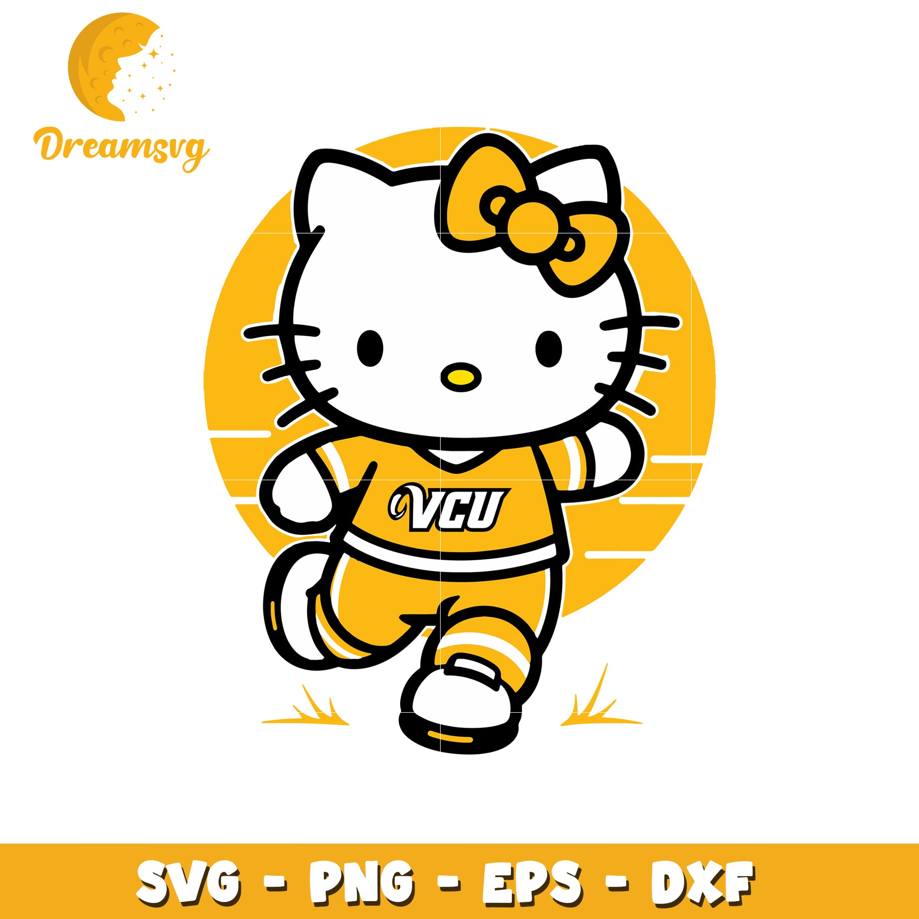 Hello Kitty VCU SVG Design for Cheerful Fans