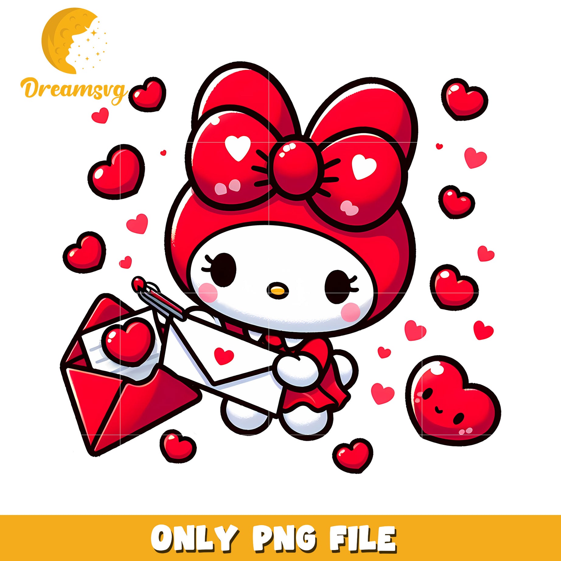 Hello Kitty Valentine PNG Clipart – DreamSVG Store