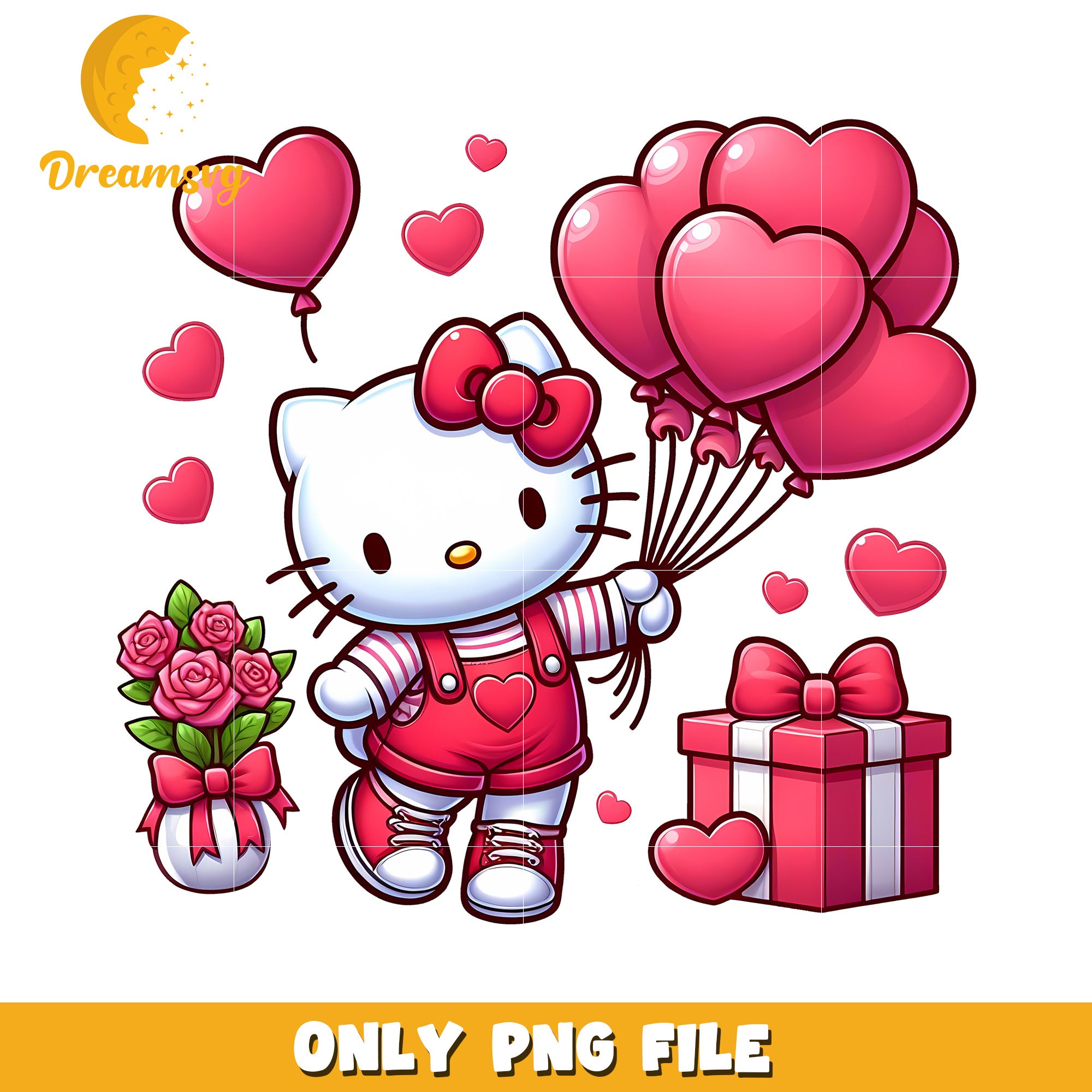 Hello Kitty Valentines PNG Clipart