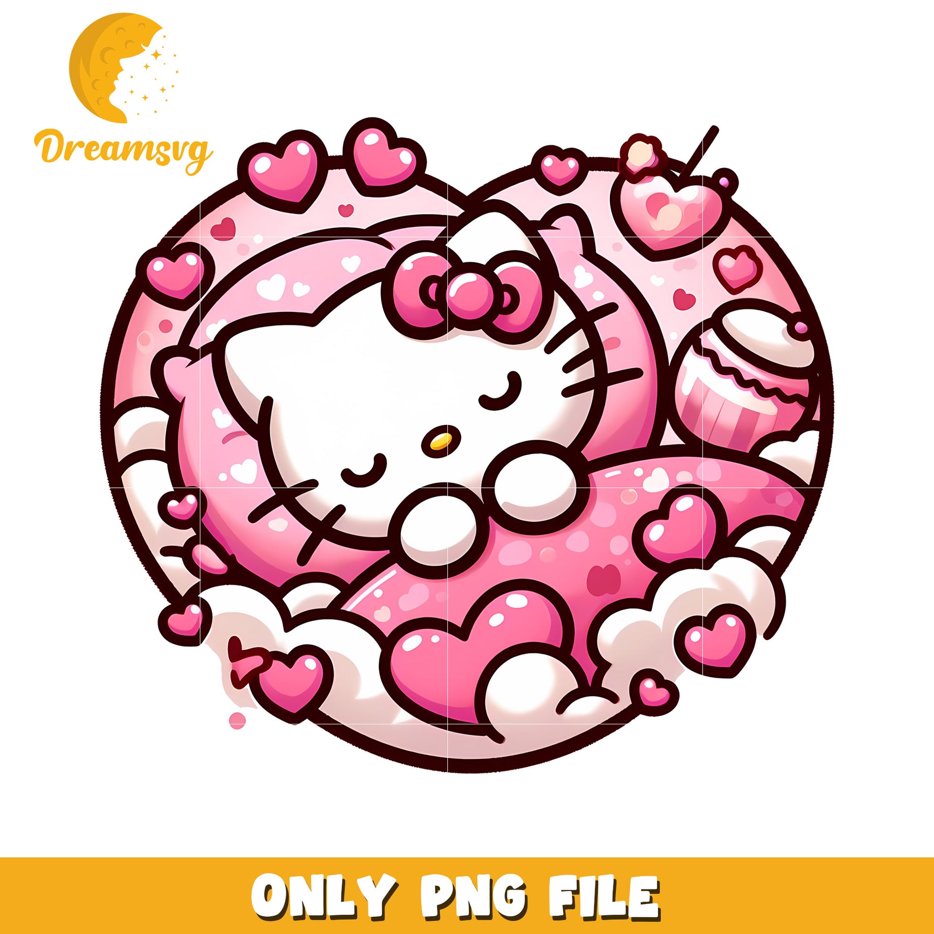 Hello Kitty Valentines PNG Image Download