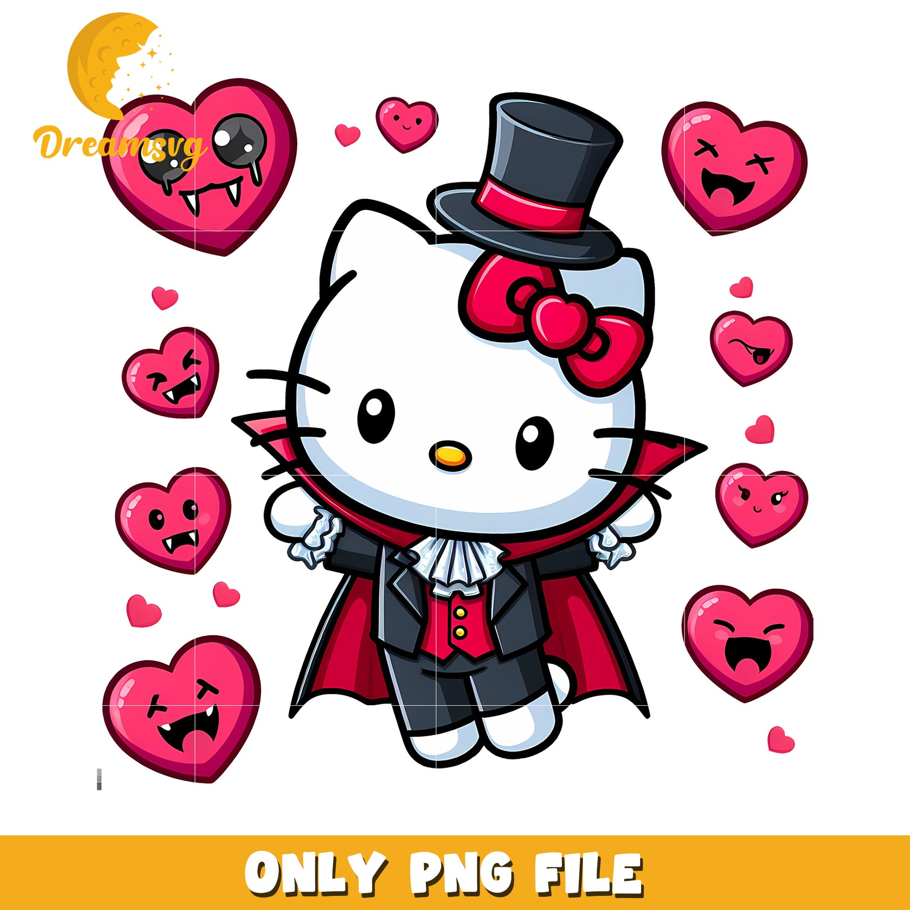 Hello Kitty Vampire PNG Clipart