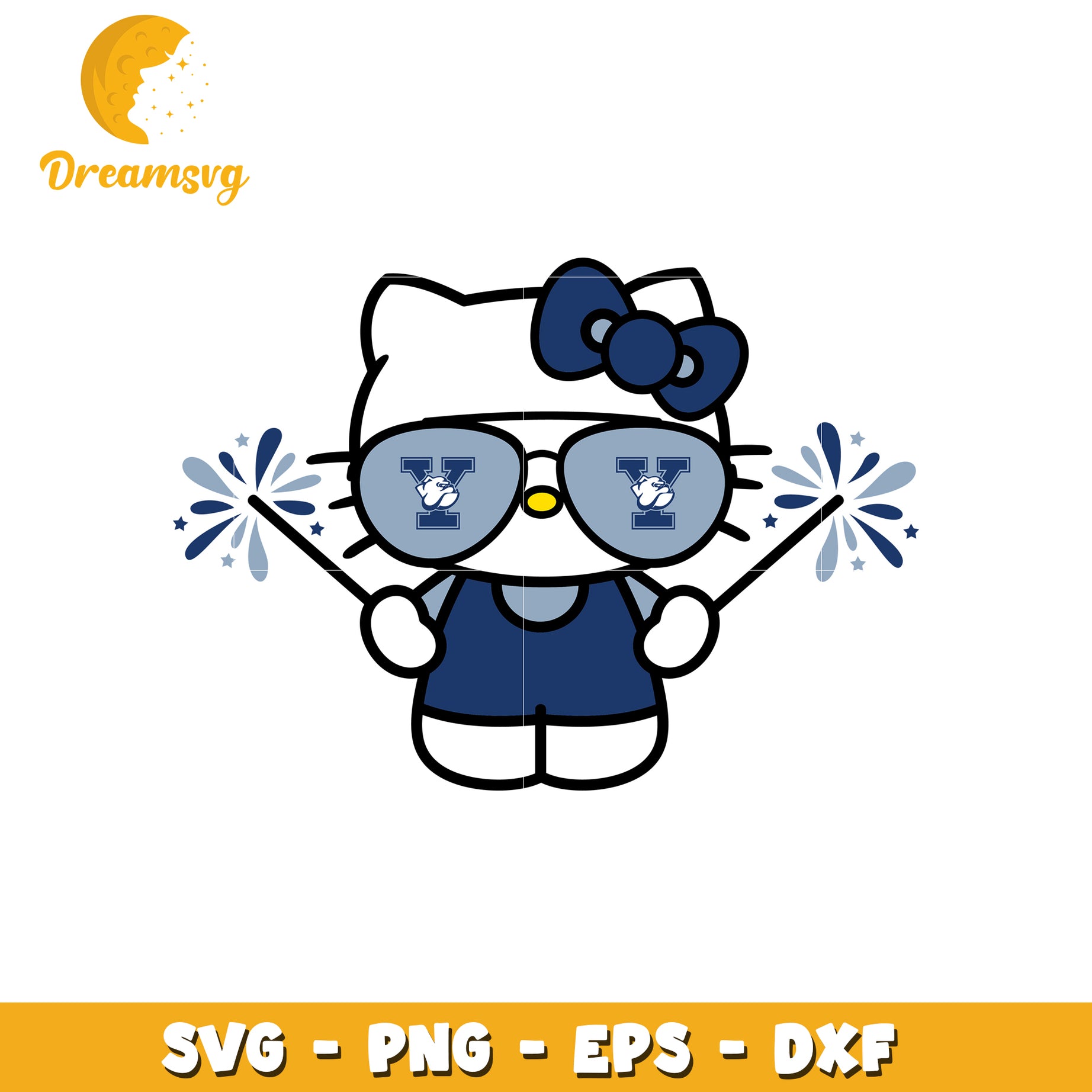 Hello Kitty Yale SVG Design