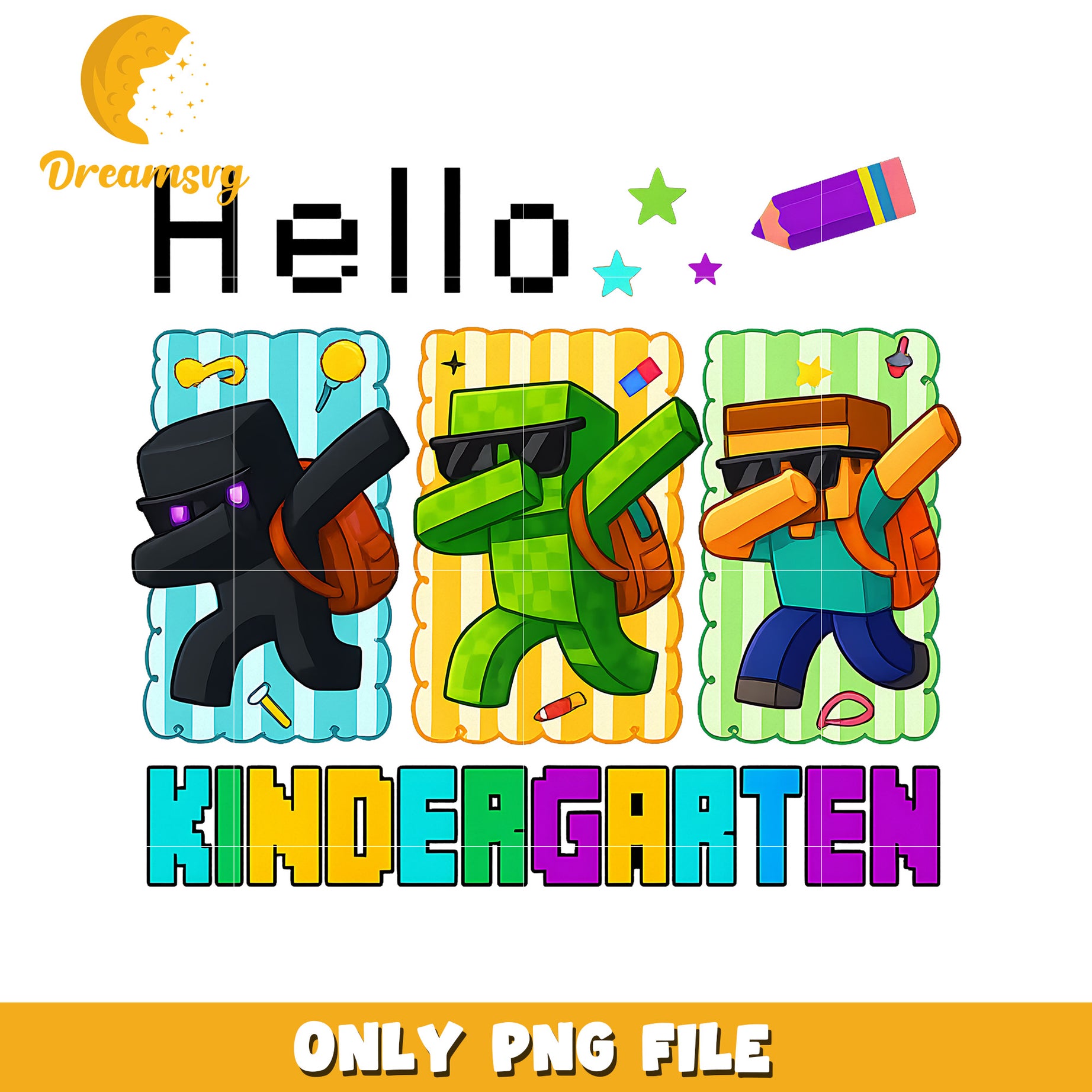 Hello kindergarten png, minecraft png, minecraft games png