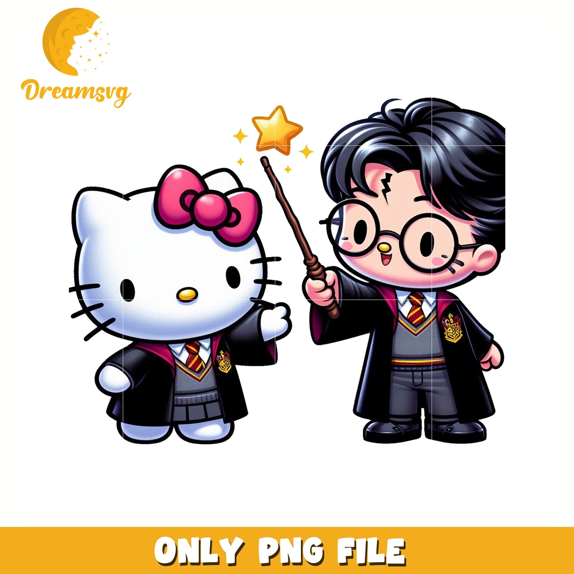 Hello kitty and harry potter png, hello kitty adidas png, cute hello kitty png