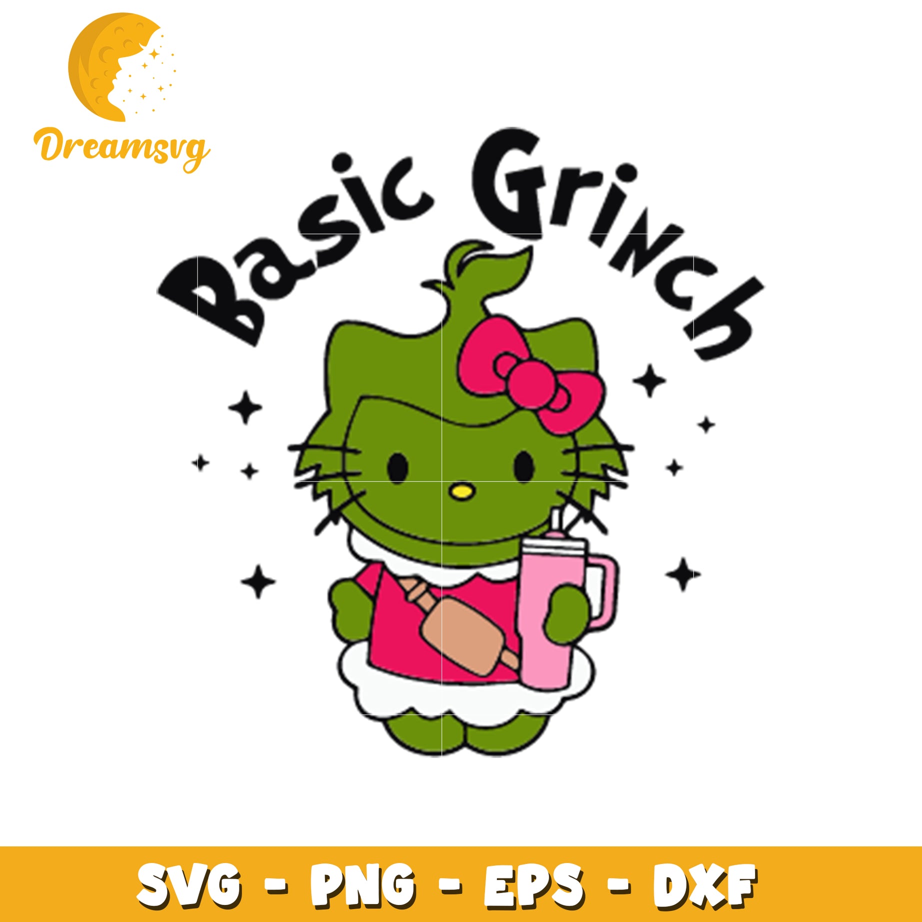 Hello kitty cosplay basic grinch svg, grinch svg, hello kitty svg