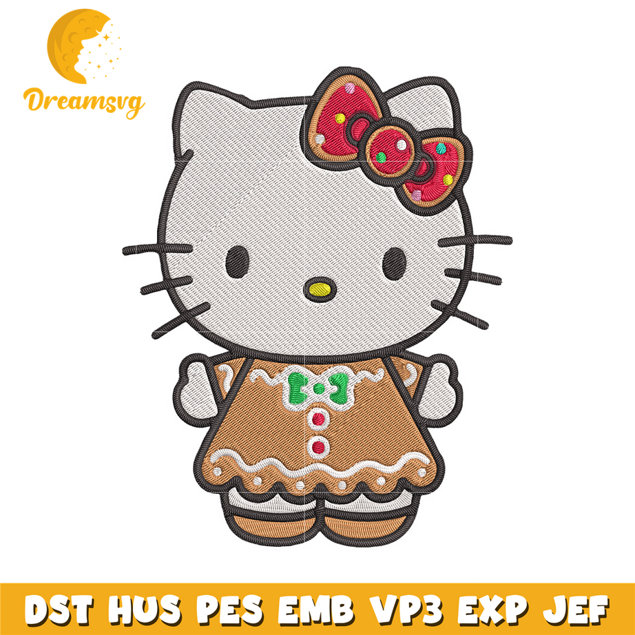 Hello kitty cute Embroidery Design, Hello kitty Embroidery