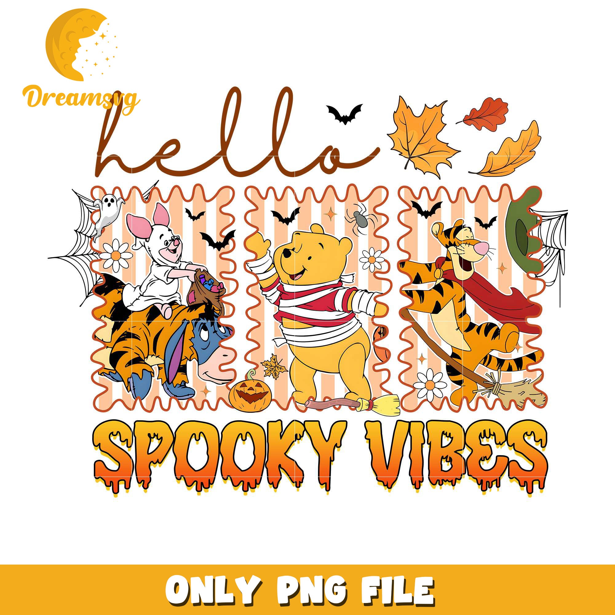 Hello spooky vibes png, halloween eve​​ png, halloween ends​ png