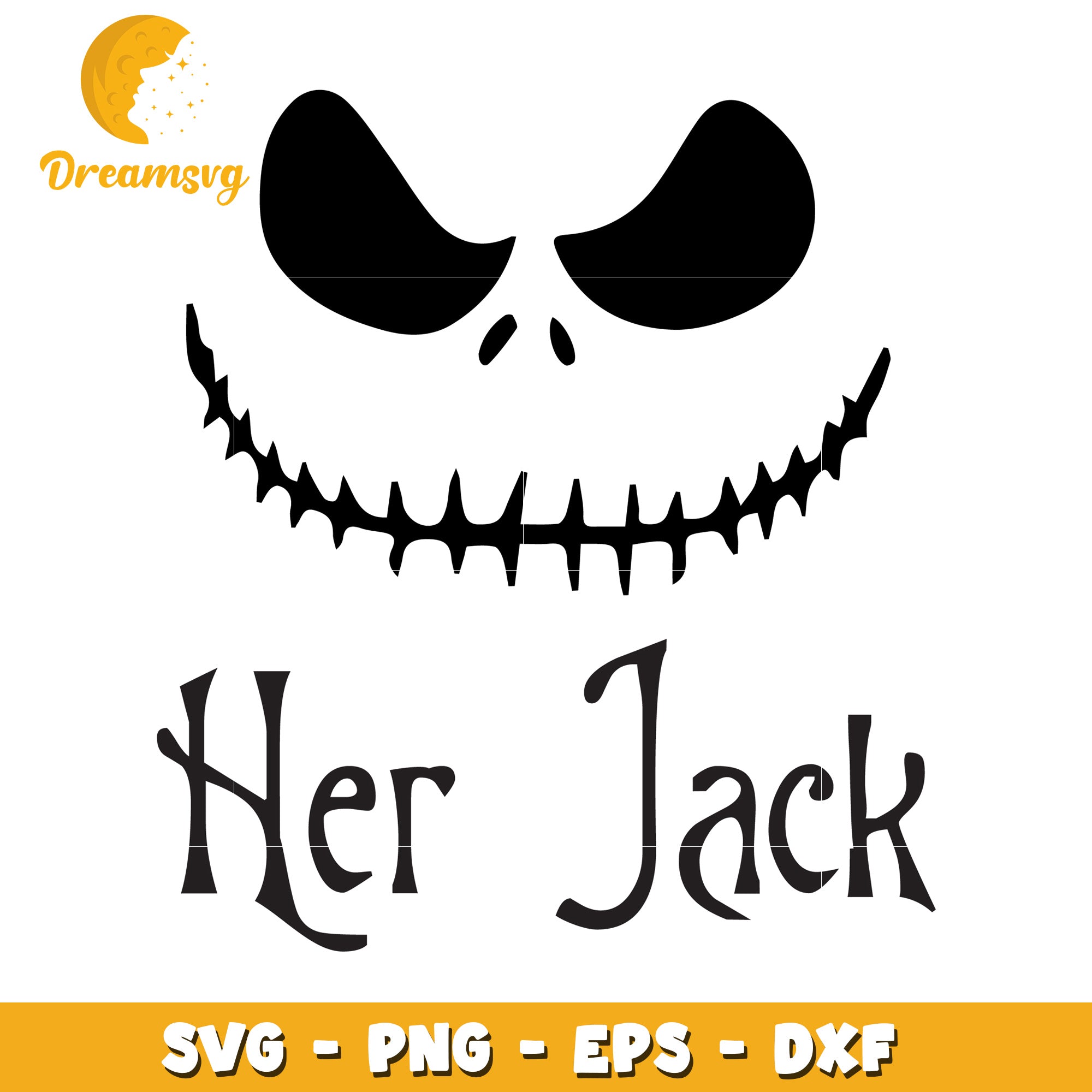 Her Jack Halloween SVG Cut File