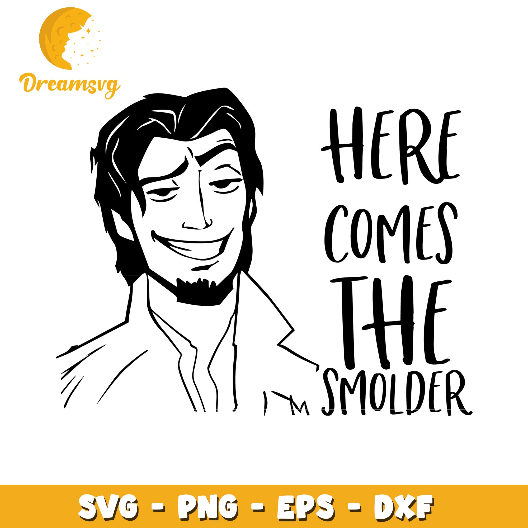 Here Comes The Smolder SVG Cut File