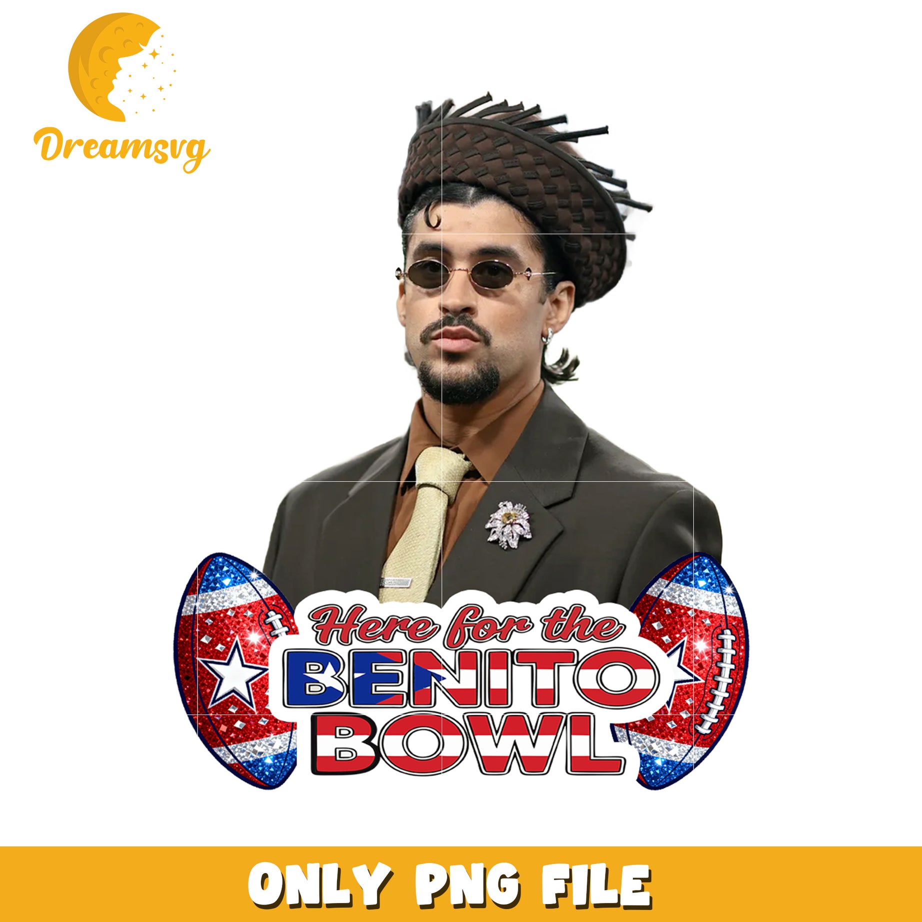 Here for the benito png, super bowl lix png, latin pop png