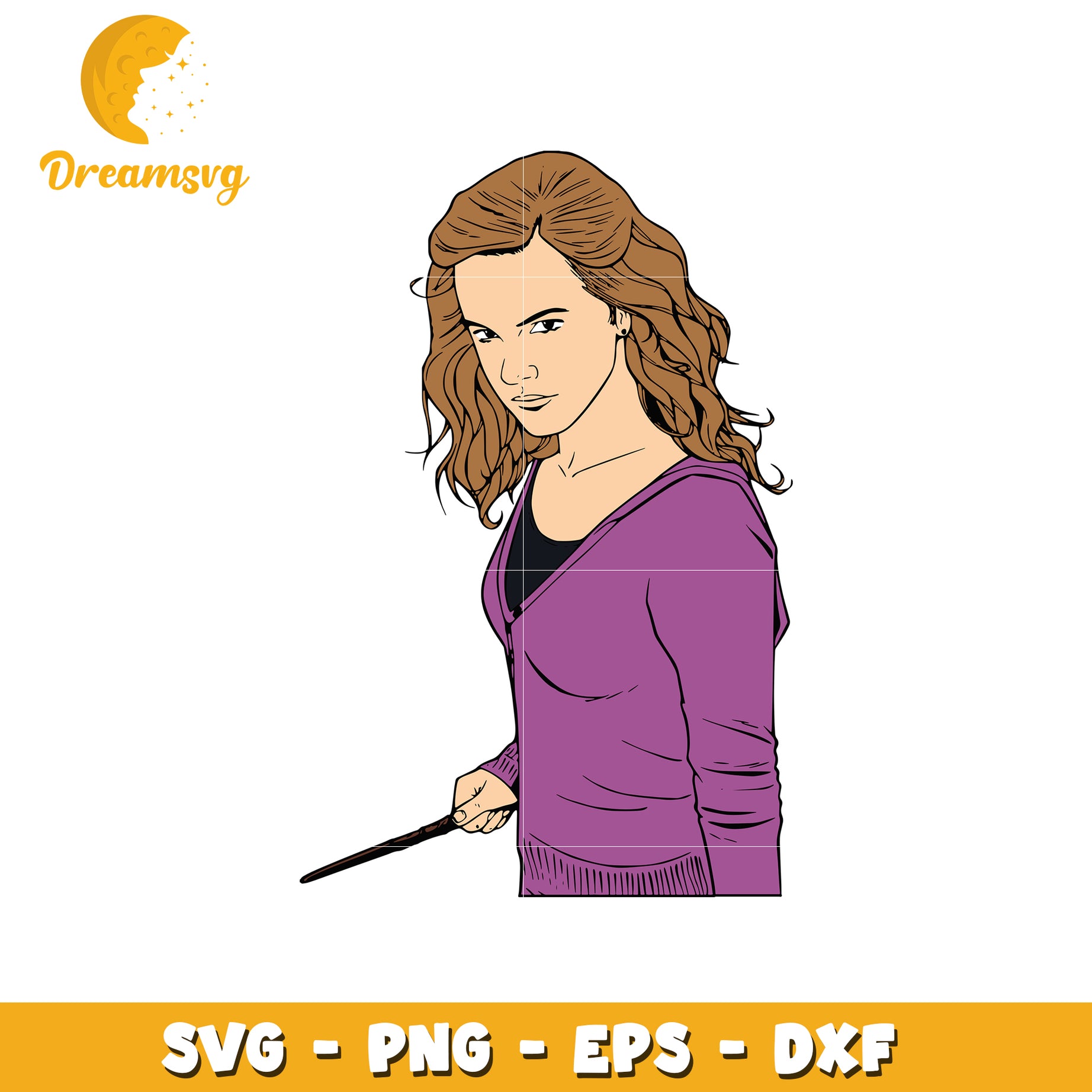 Hermione Granger SVG Cut File