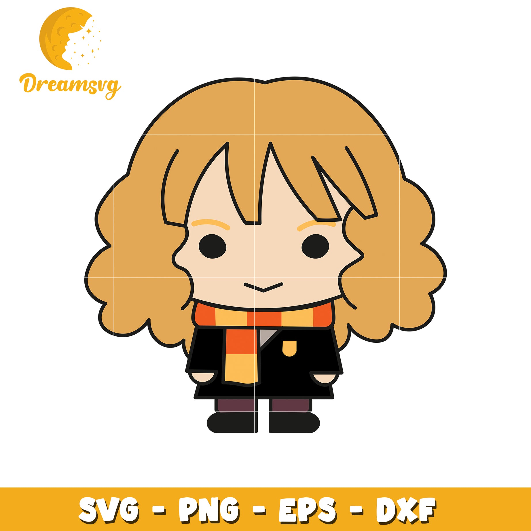 Hermione PNG, SVG, EPS, DXF Files