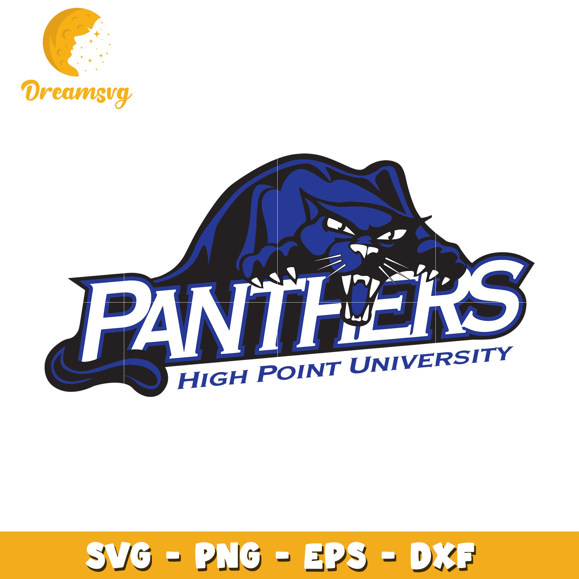 High Point Panthers SVG PNG EPS DXF