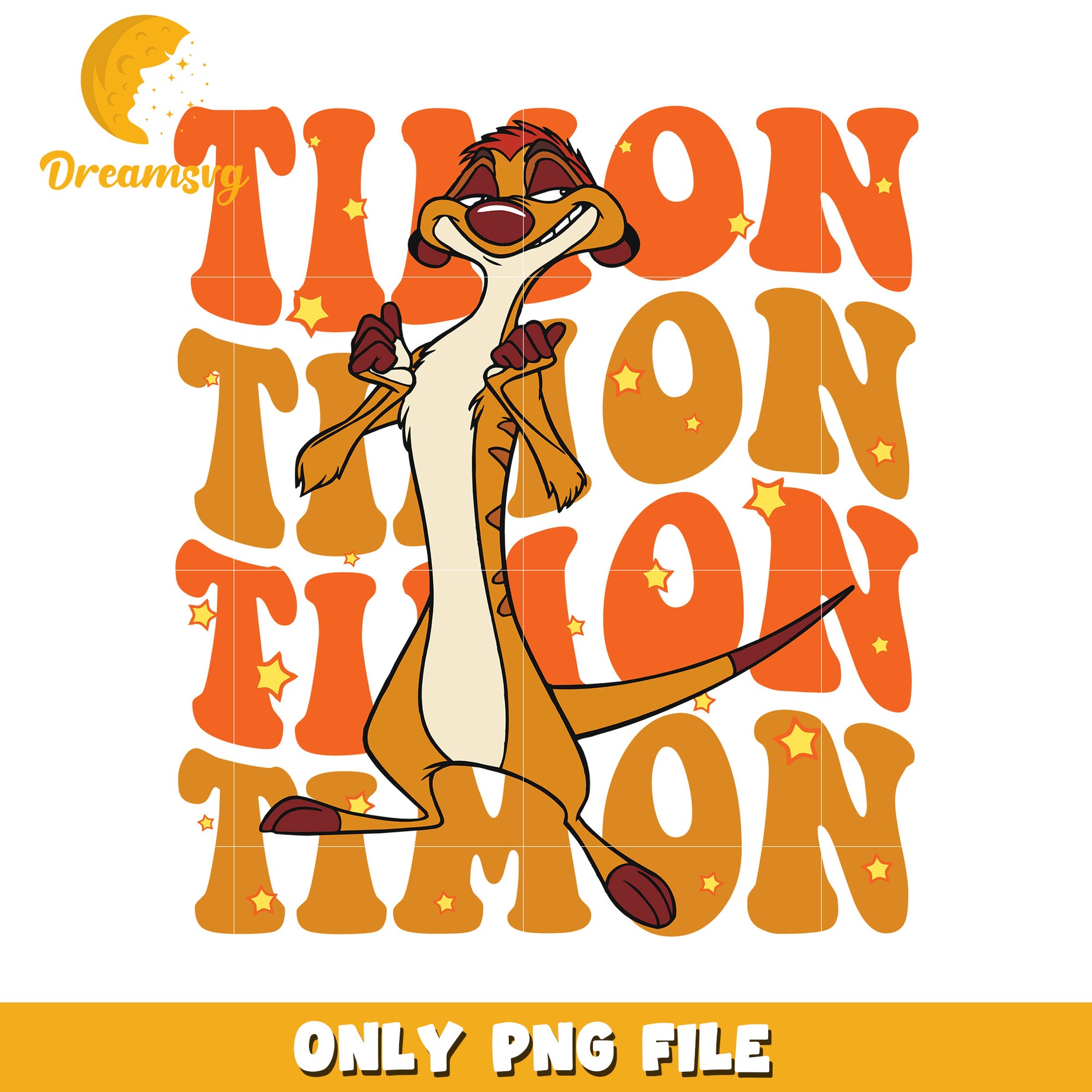 Hilarious timon design png, funny timon png, timon laughing png