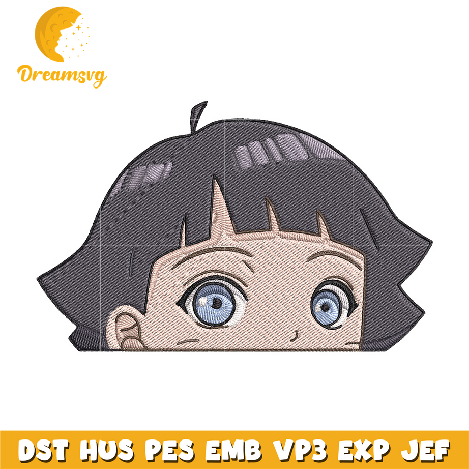 Himawari Peeker Embroidery Design