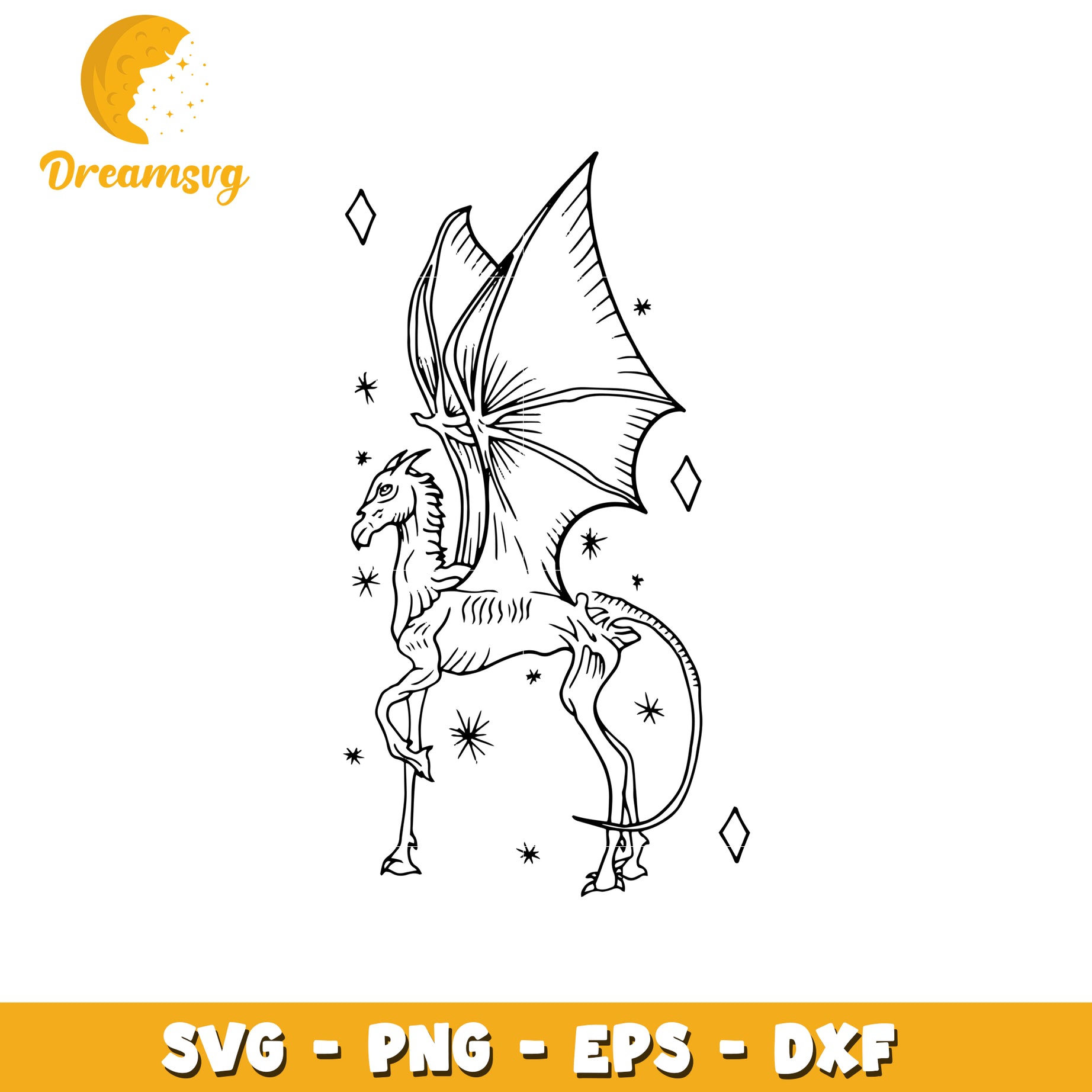 Hippogriff SVG Cut File Download