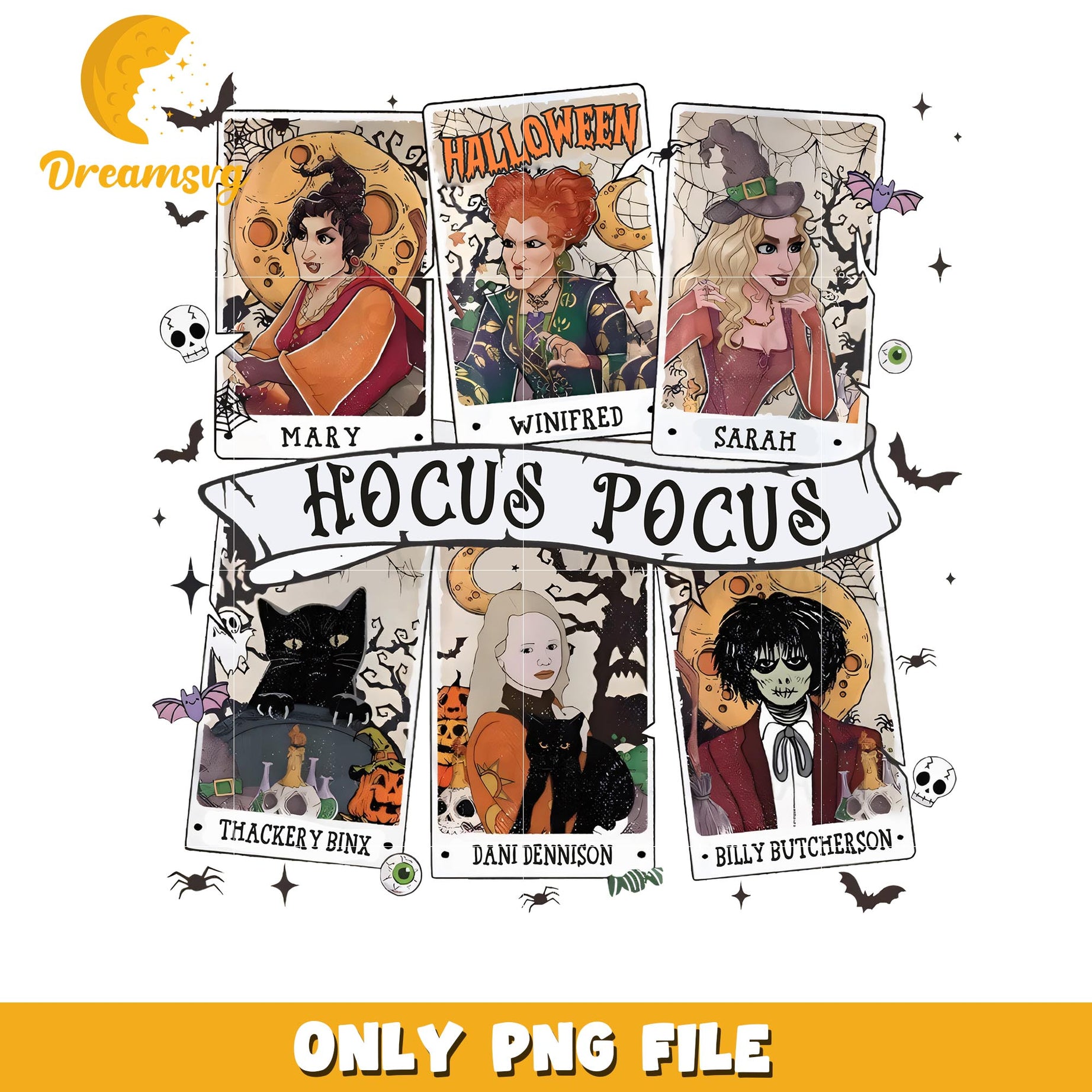 Hocus Pocus movies png, Halloween movies Hocus Pocus characters png