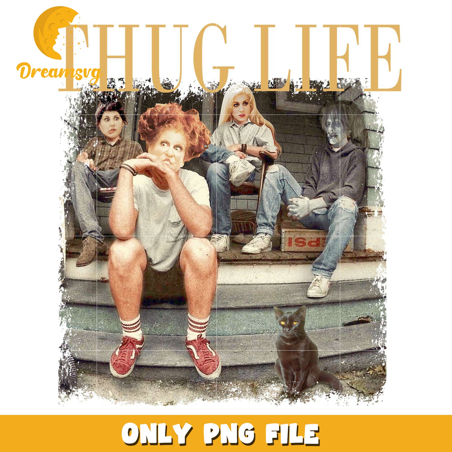 Hocus pocus thug life png, halloween games​​ png, halloween cookies​ png