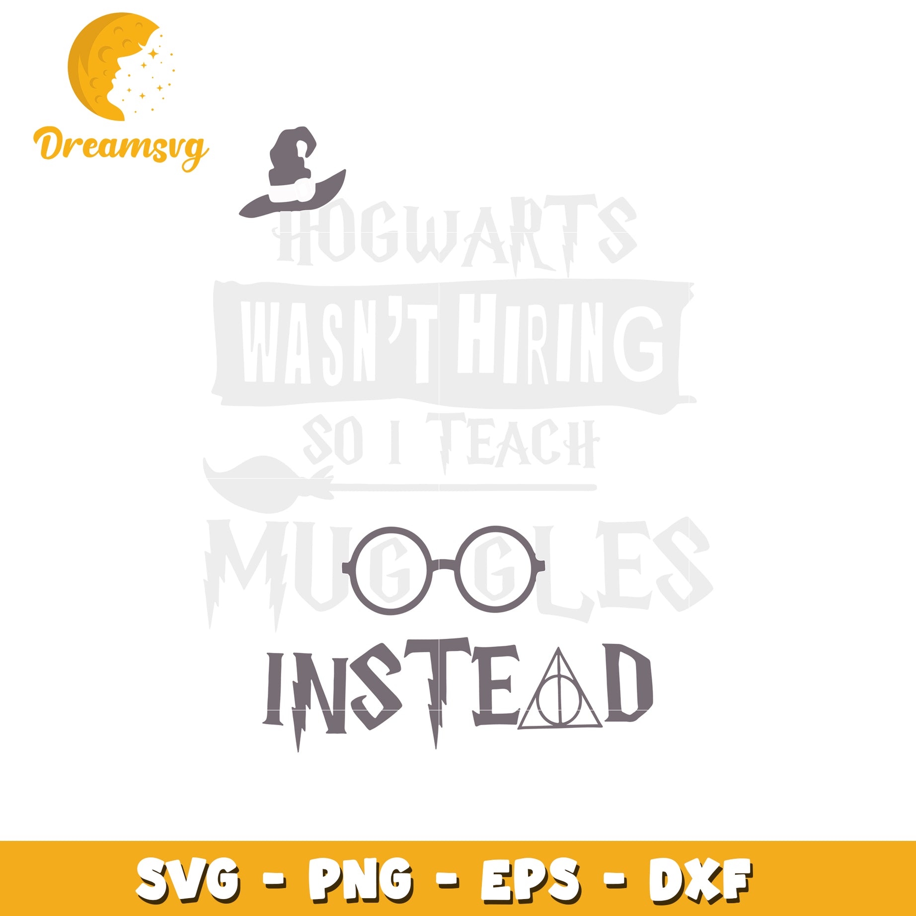 Hogwarts SVG Muggle Teacher Design