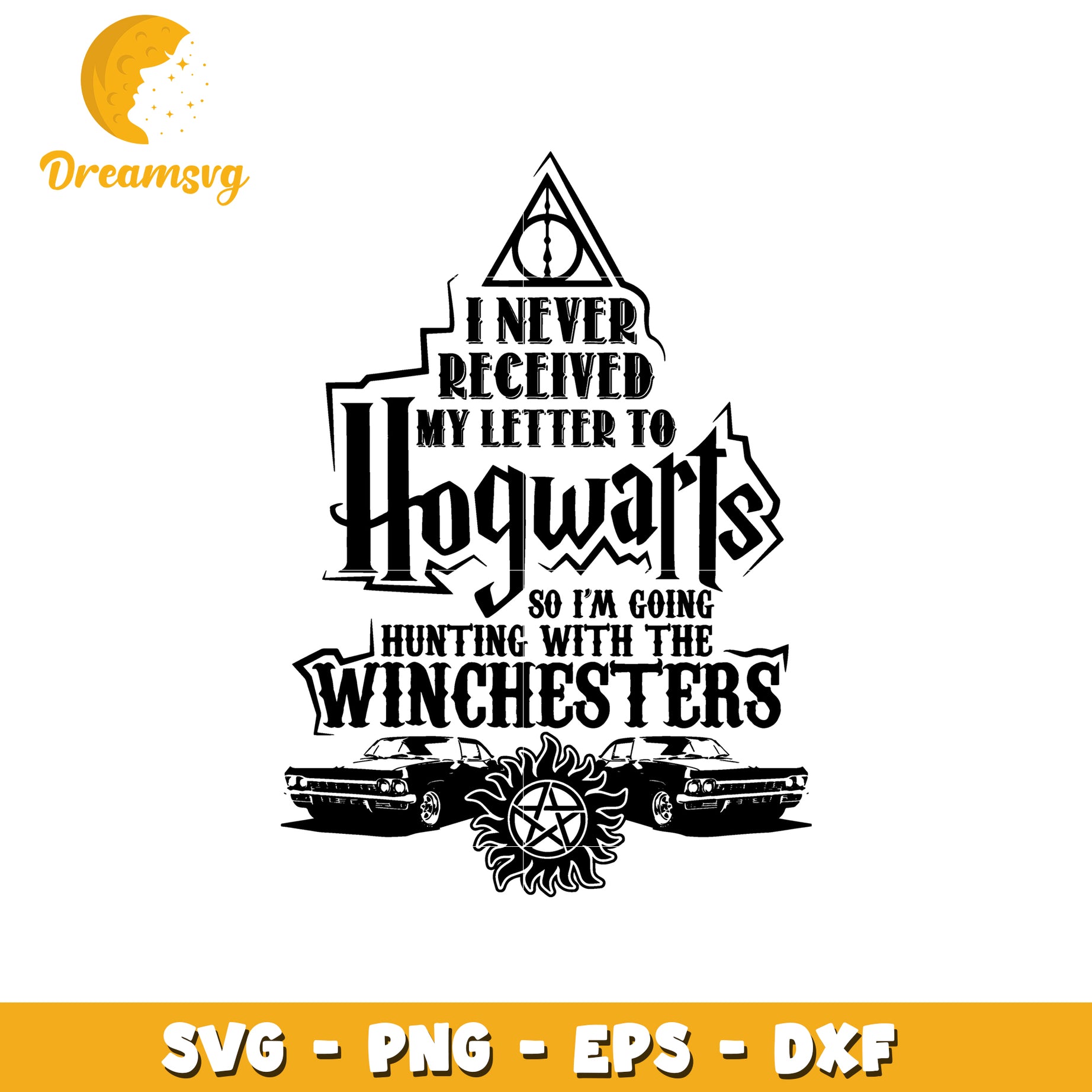 Hogwarts & Winchesters SVG Cut File