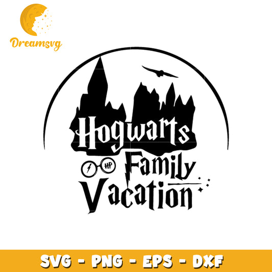 Hogwarts family vacation svg, harry potter svg, movie svg