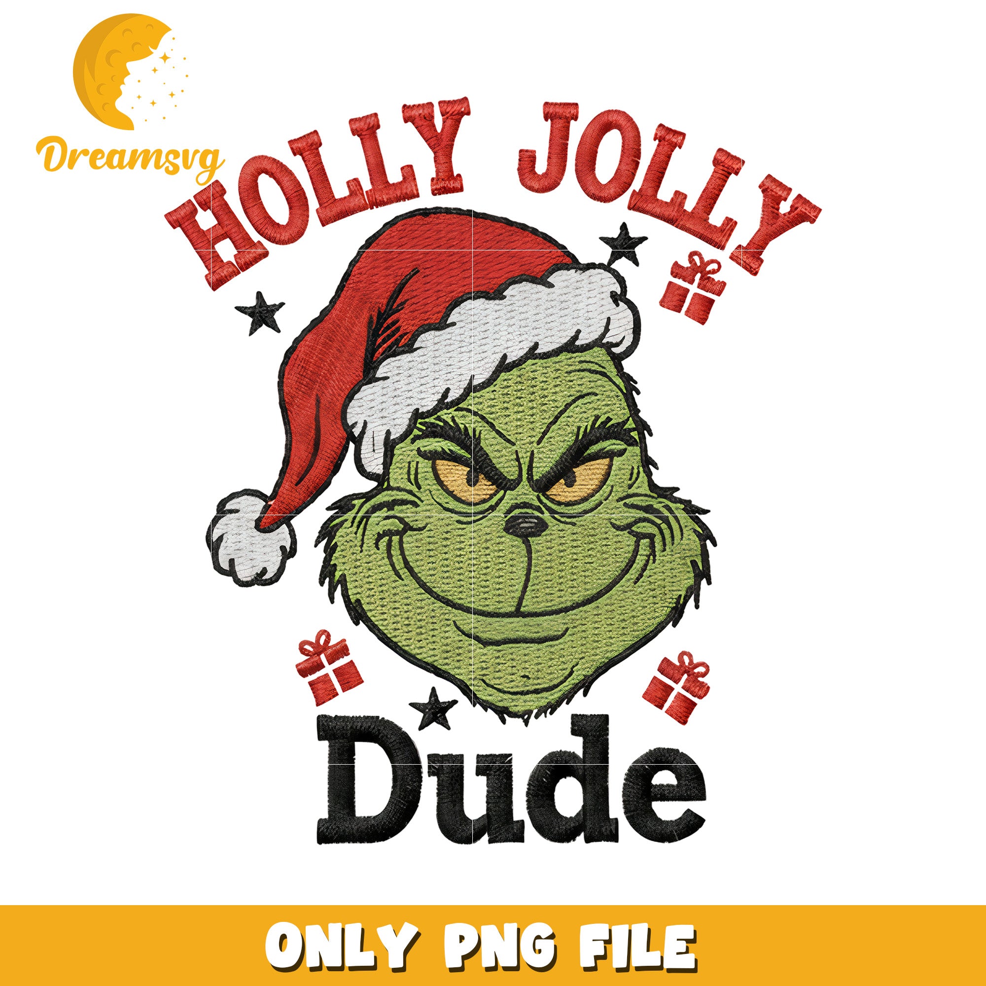 Holly jolly grinch png, spirit christmas png, grinchy png