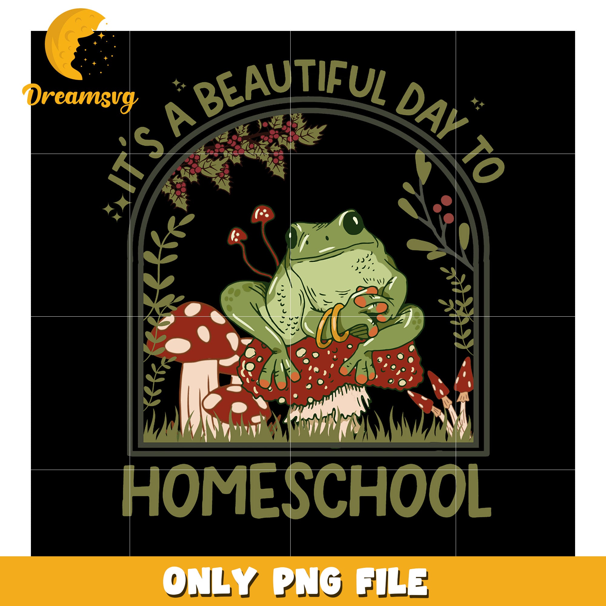 Homeschool Frog PNG Its a Beautiful Day