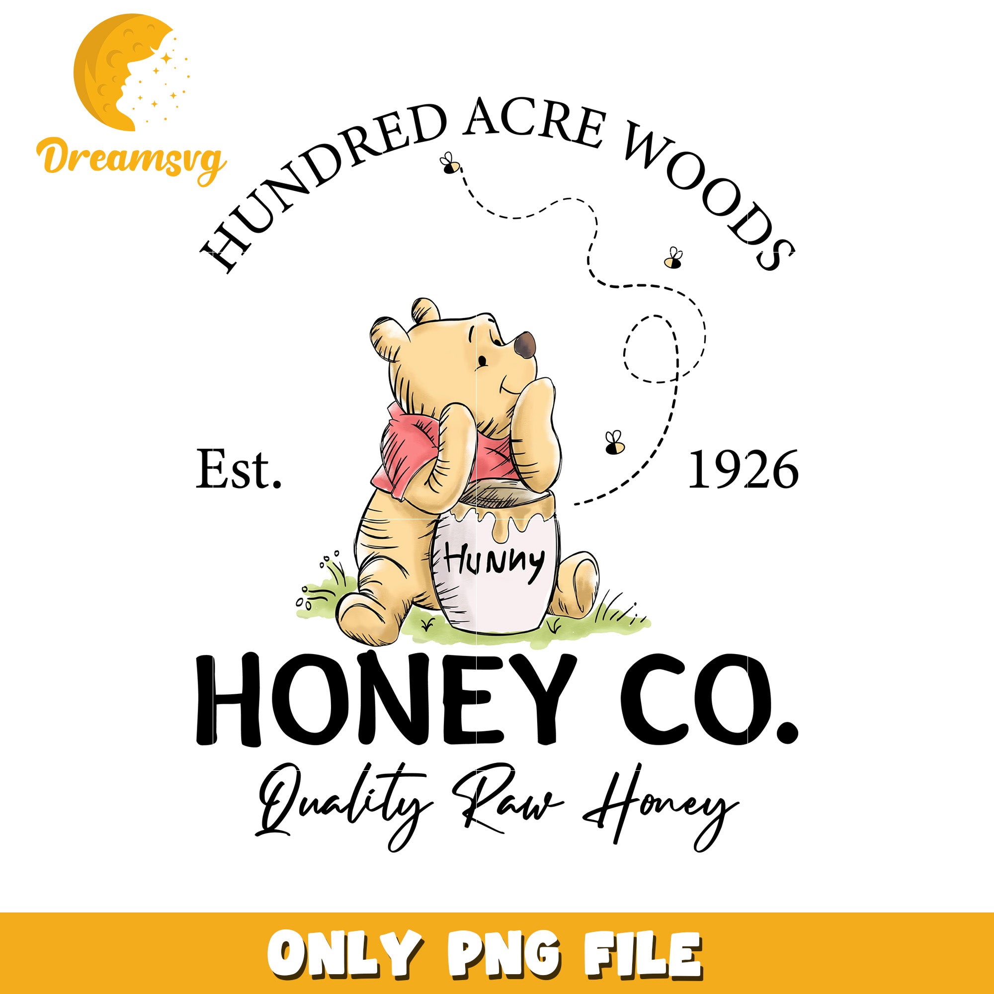 Honey Co PNG File Hundred Acre Woods Design 1926