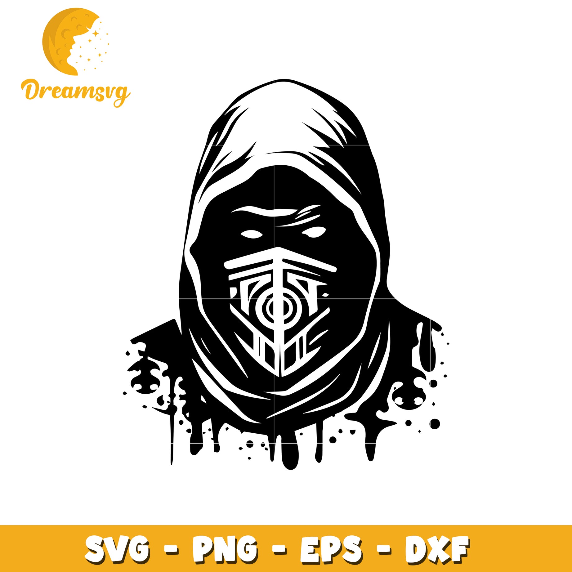 Hooded Figure SVG PNG EPS DXF