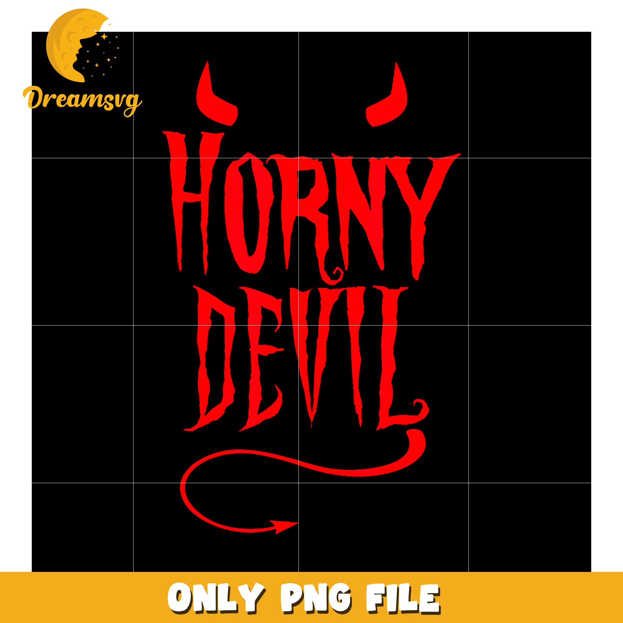 Horny Devil Sexy Sinner Horns Tail png, hilarious quotes png, spooky quotes png