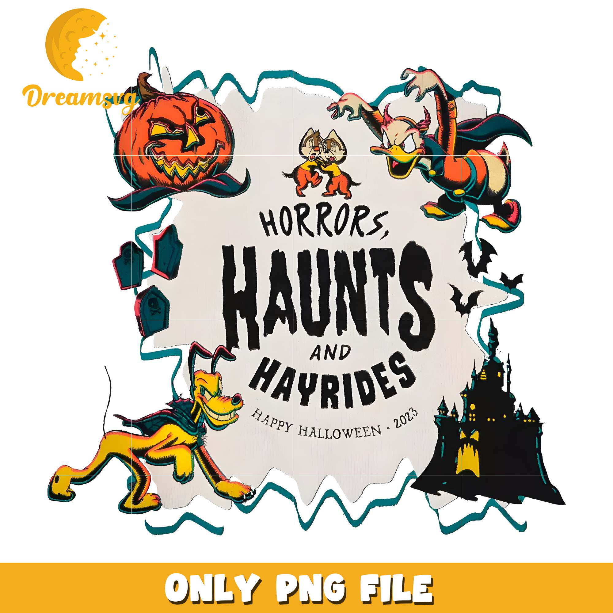 Horror Disney Friends Halloween png, halloween horror nights​​ png, halloween​ png